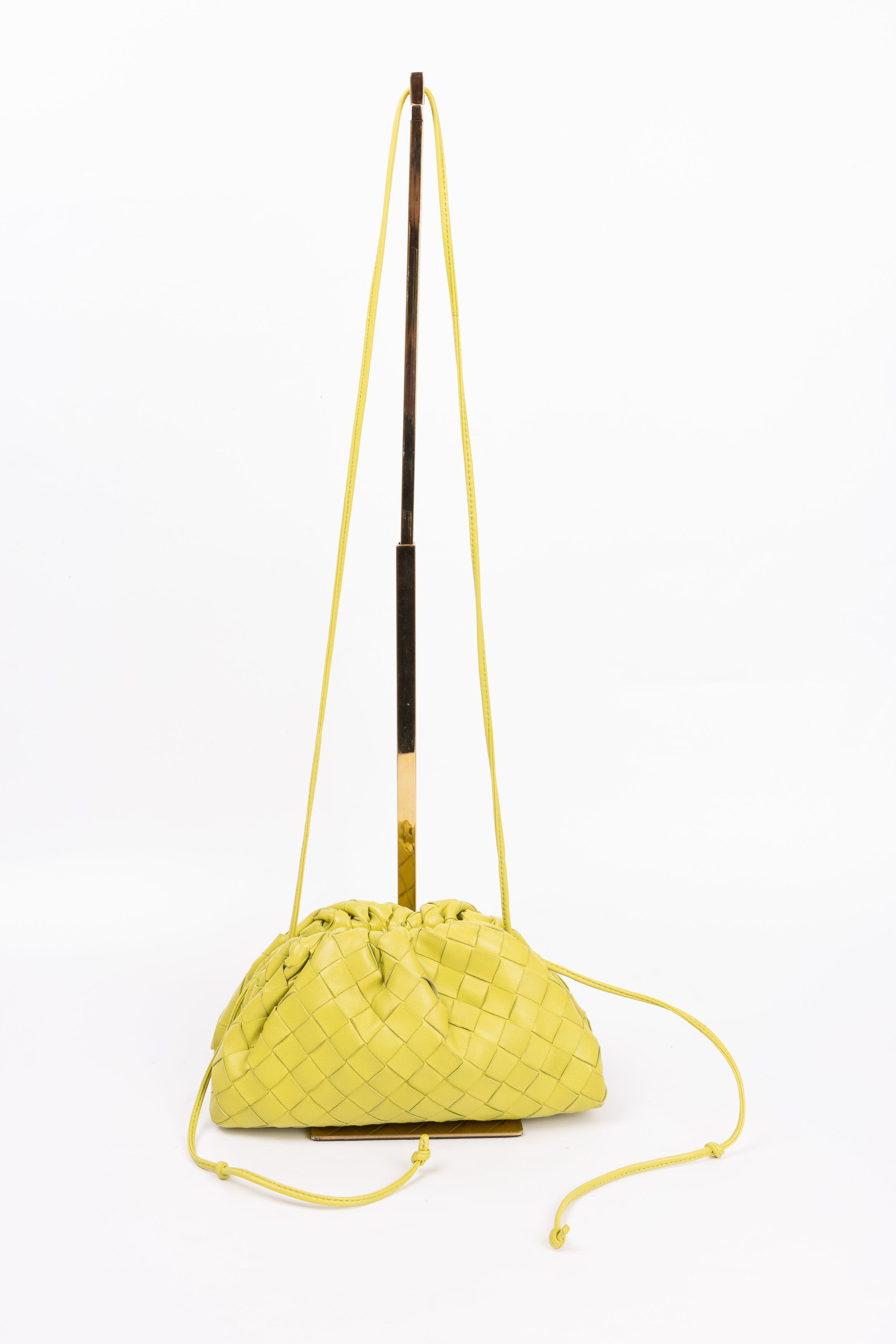 Bottega Veneta Mini Pouch con tracolla Verde lime