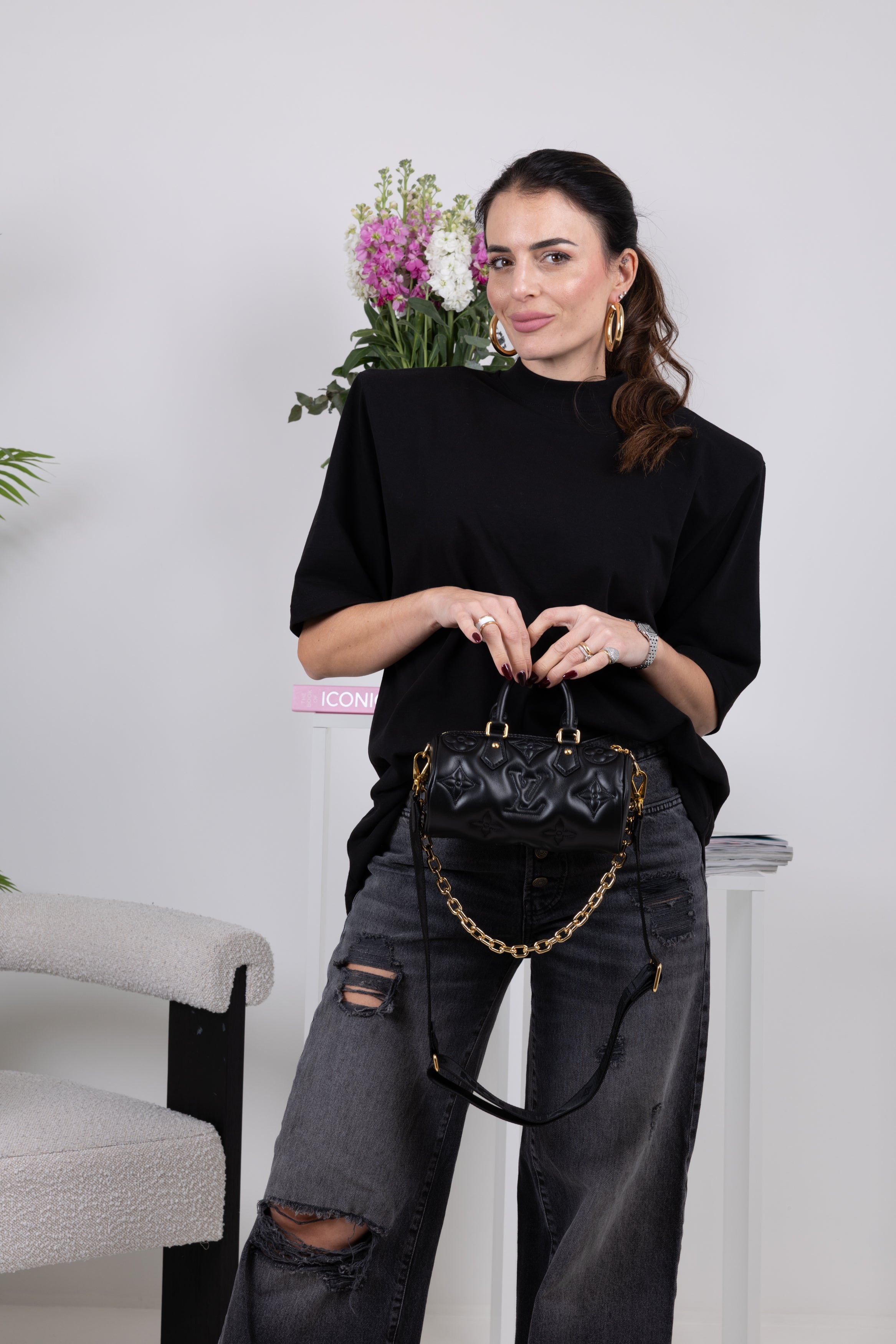 LOUIS VUITTON PAPILLON BB NERA