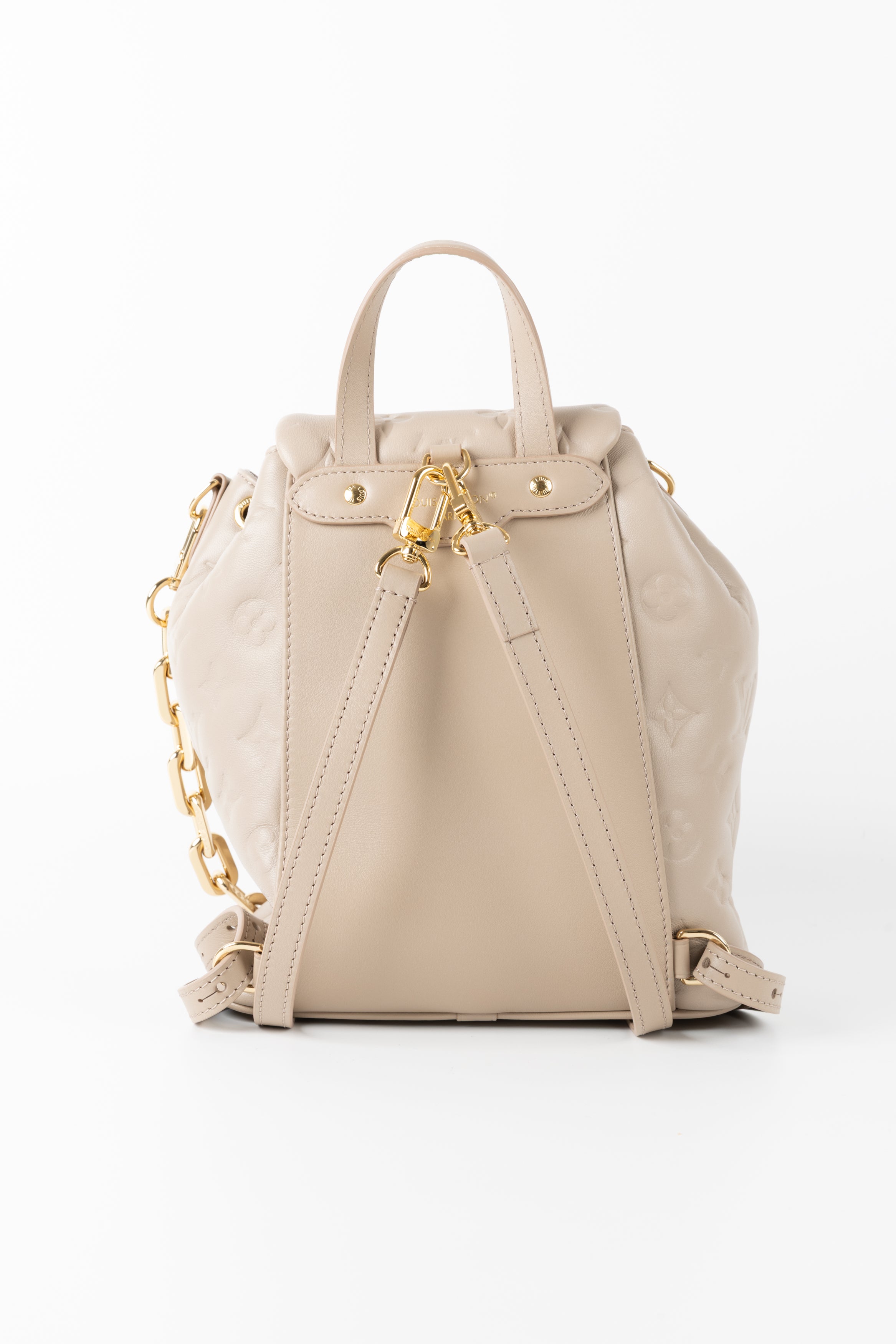 LOUIS VUITTON ZAINO COUSSIN BEIGE
