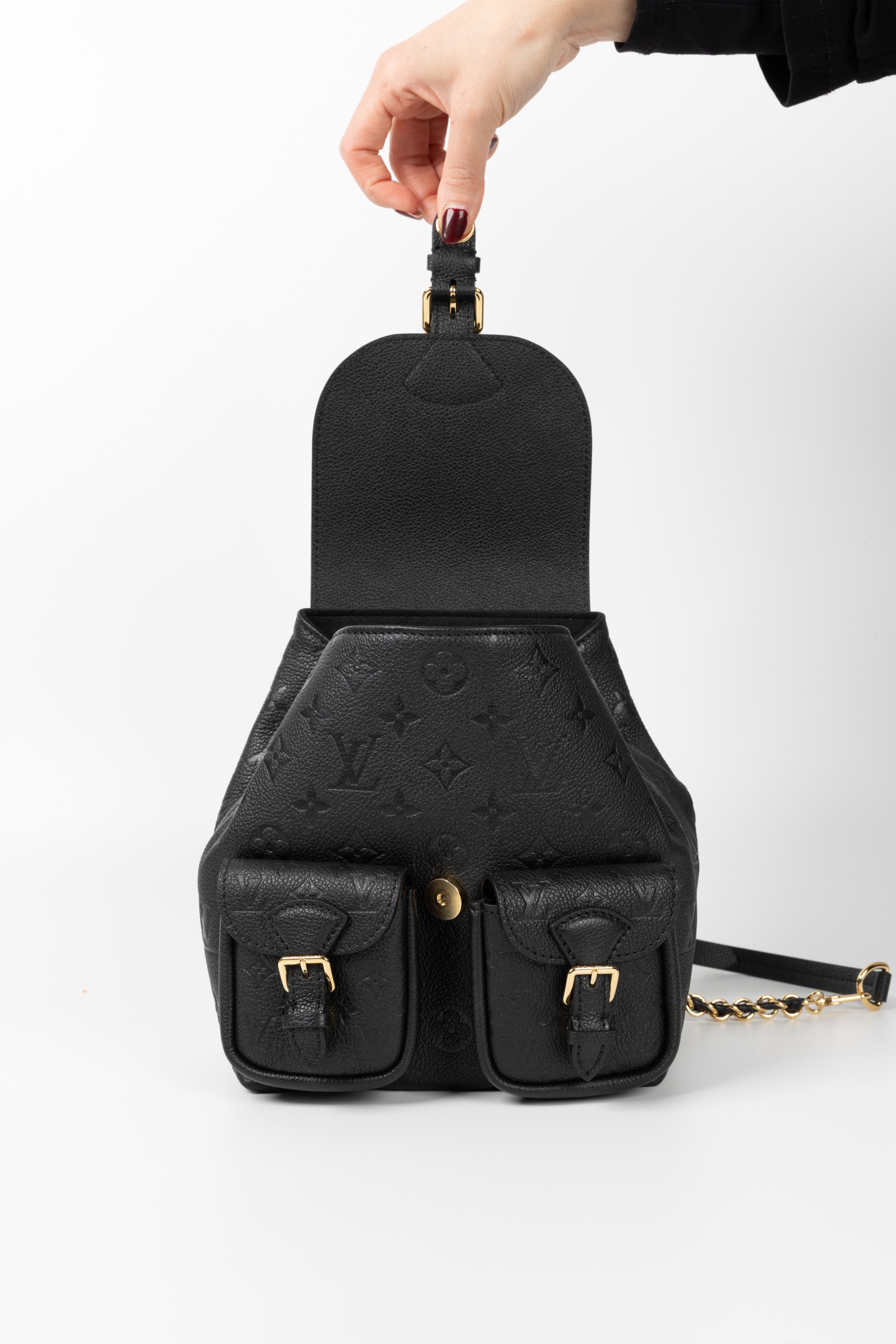 LOUIS VUITTON ZAINO BACKUP NERO