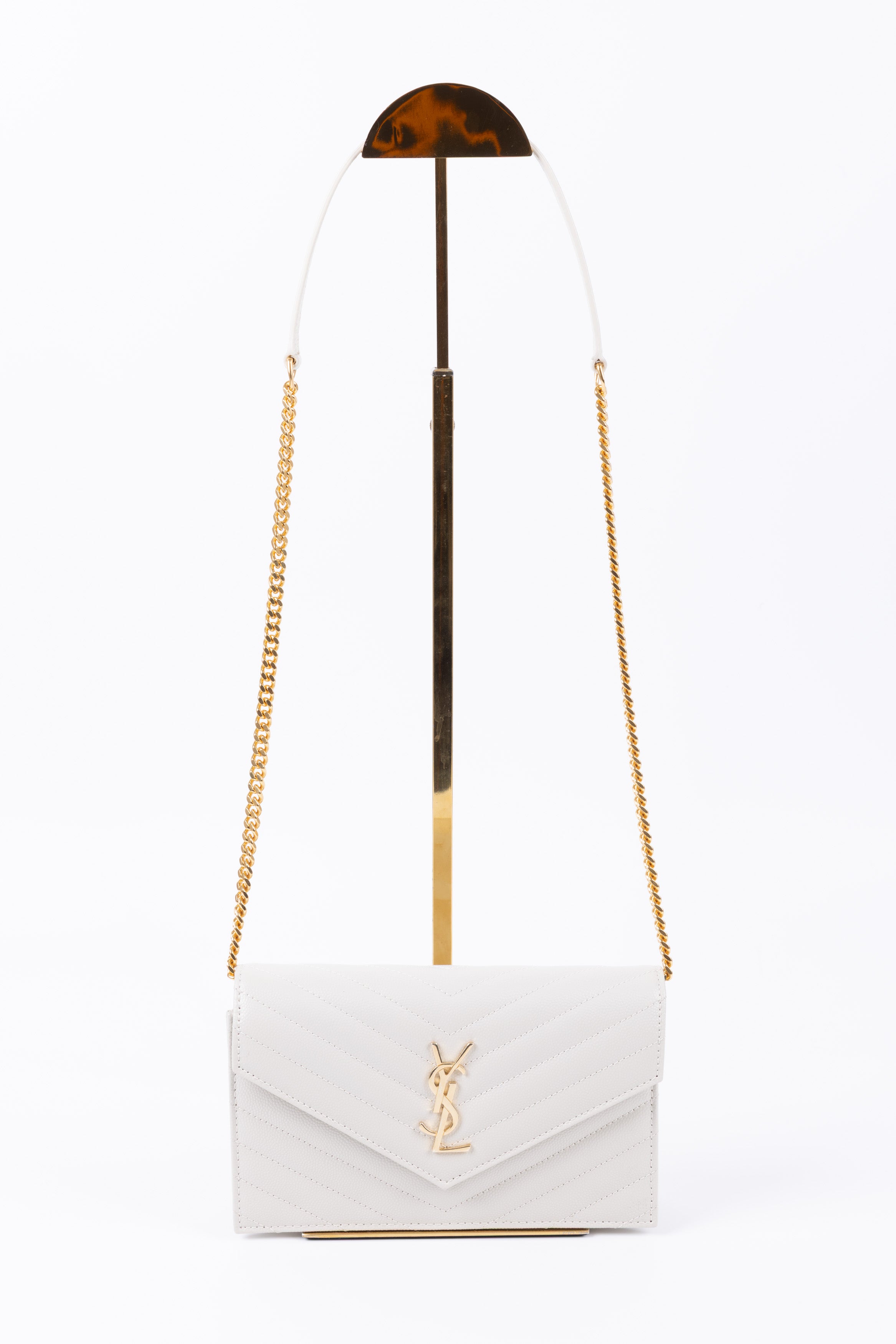 SAINT LAURENT CASSENDRE BLANC VINTAGE