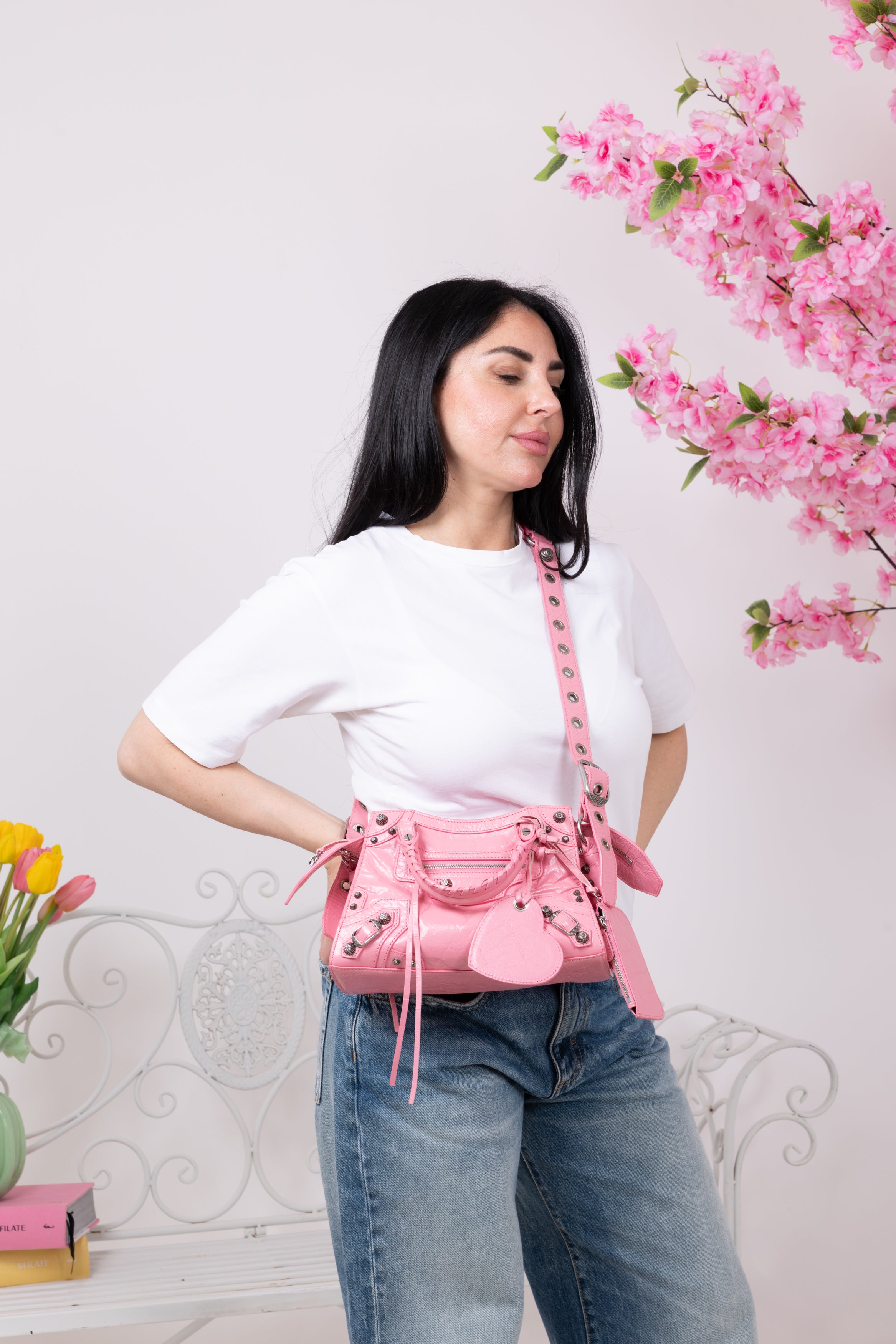 BALENCIAGA NEO CAGOLE CITY XS ROSA