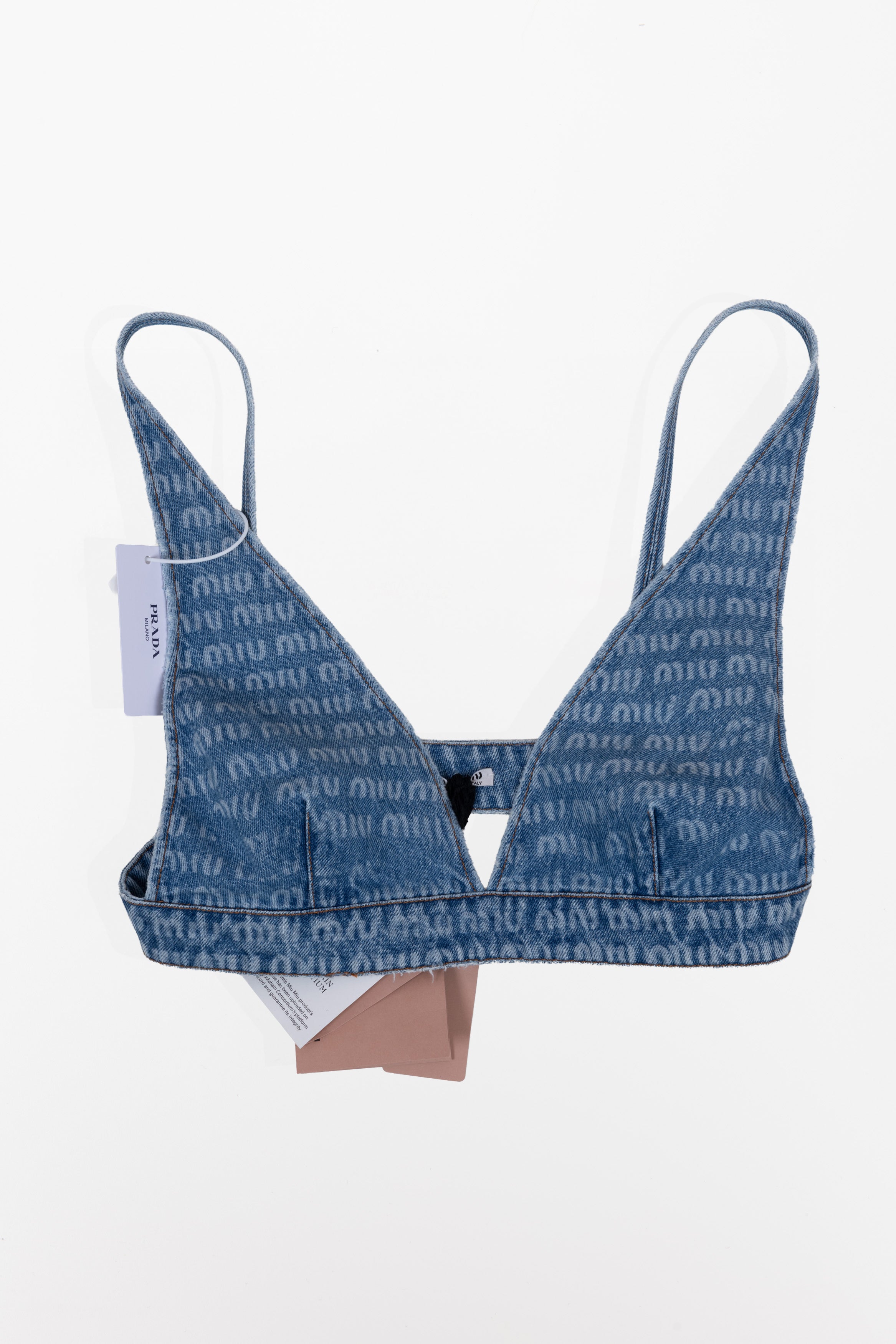 MIU MIU BRALETTE JEANS