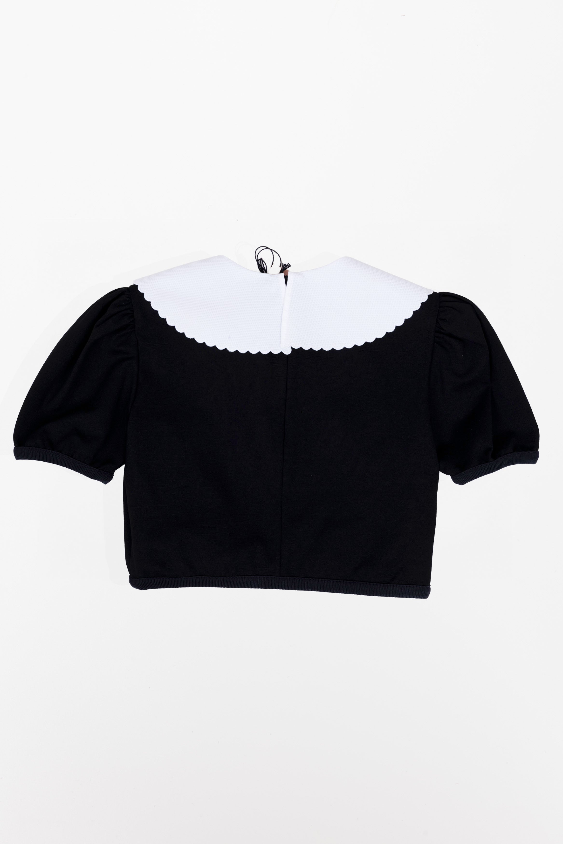 MIU MIU MAGLIA NERA CROP