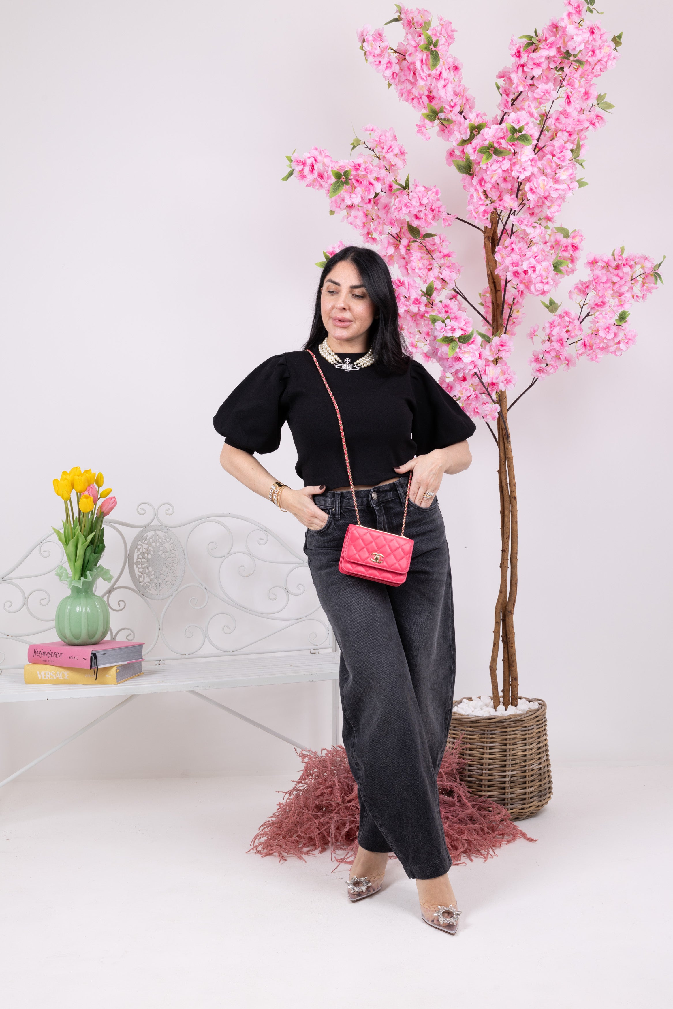 CHANEL MINI WOC FUCSIA