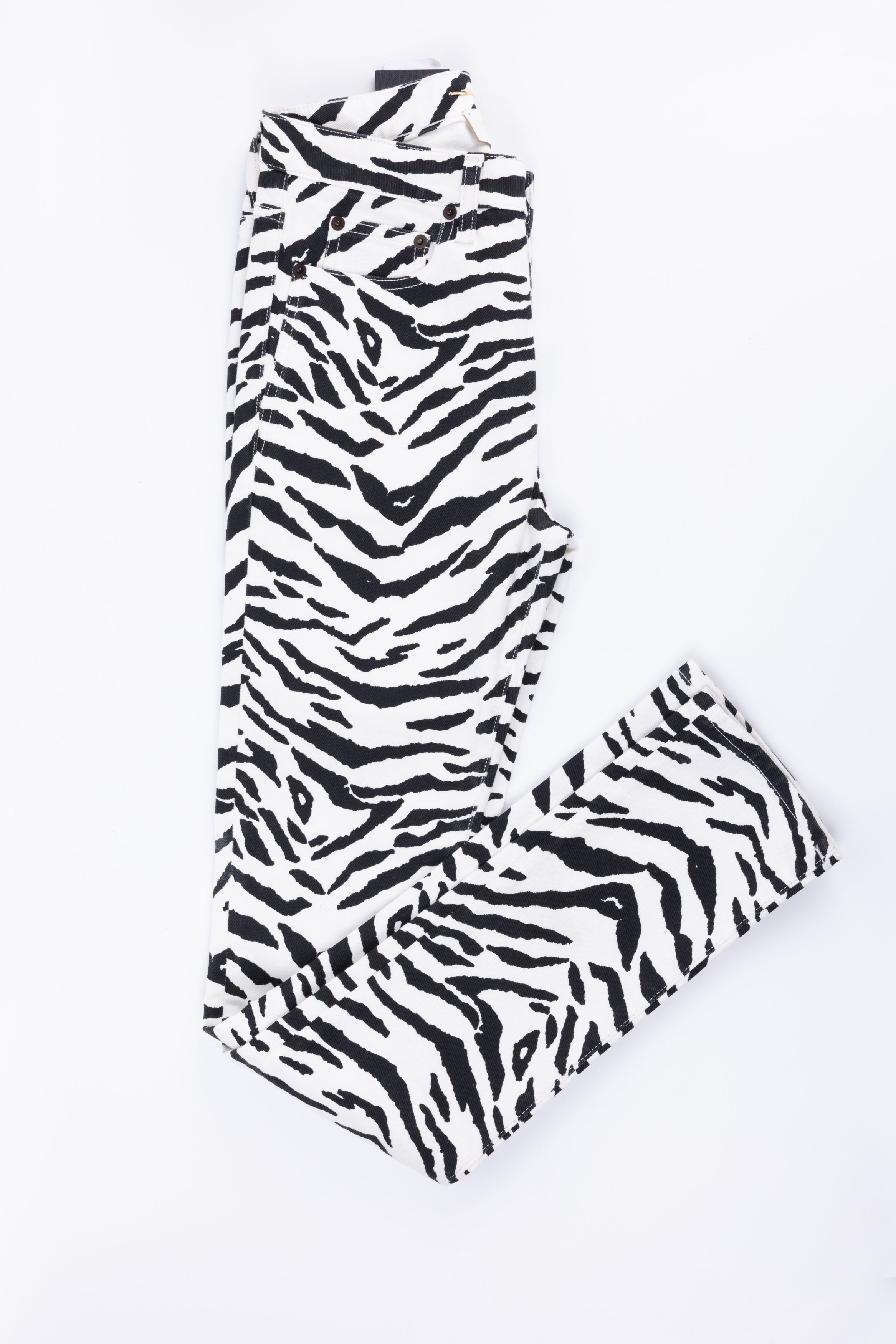 SAINT LAURENT JEANS ZEBRATO