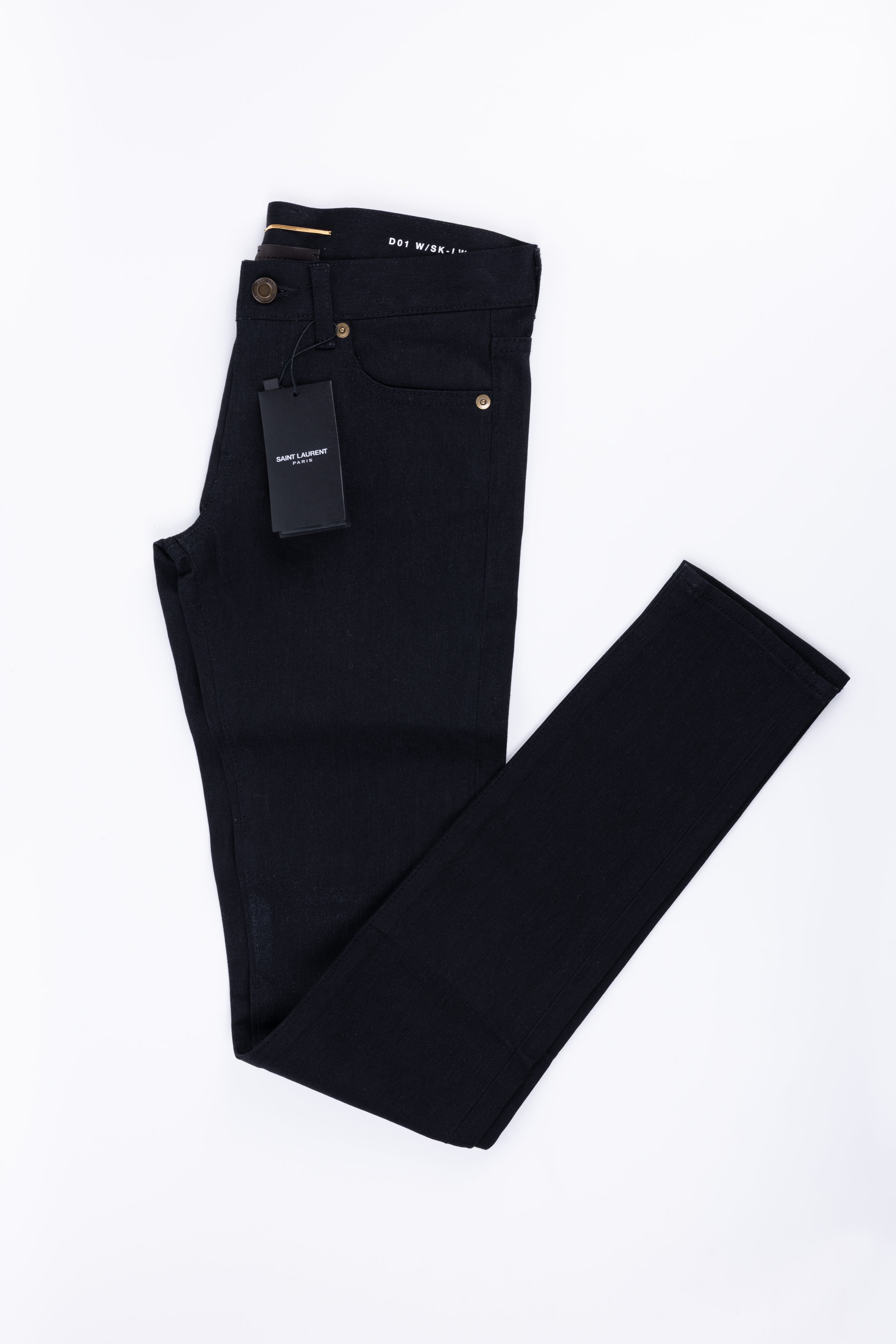 Saint laurent pantalone jeans nero