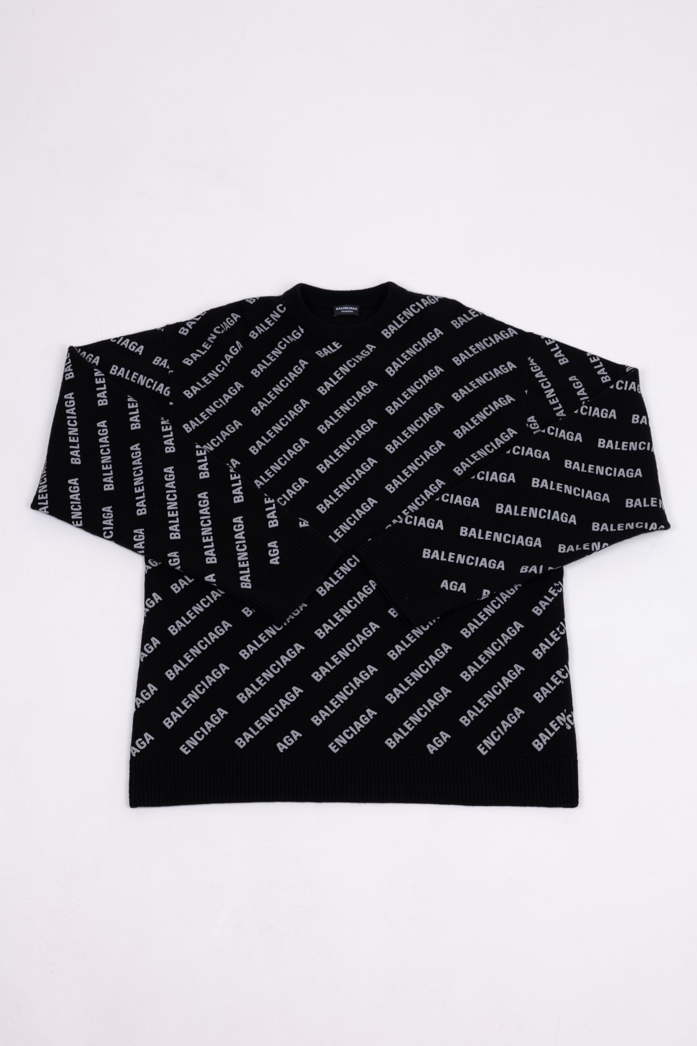 balenciaga maglione stampa balenciaga