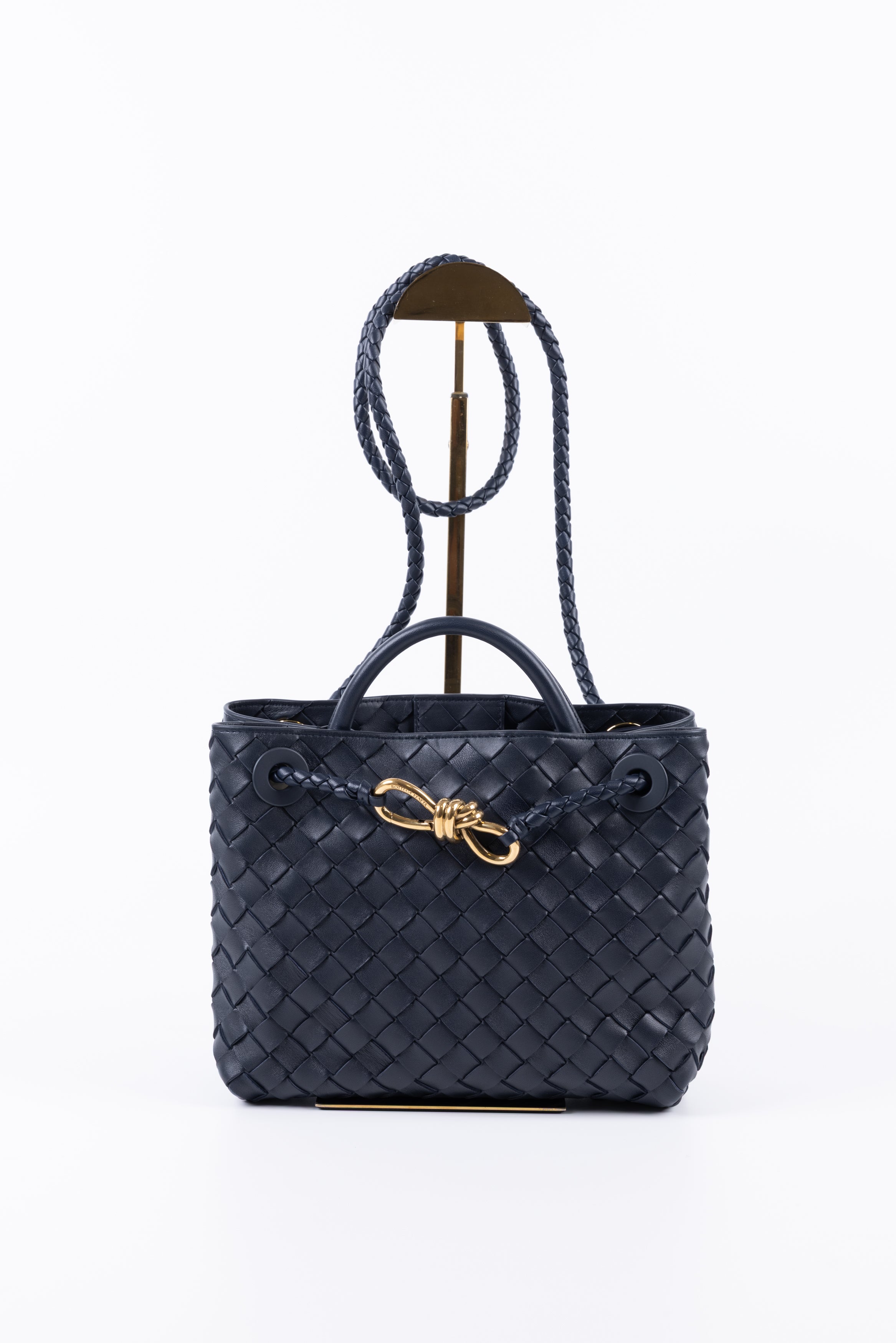 BOTTEGA VENETA ANDIAMO BLU SMALL