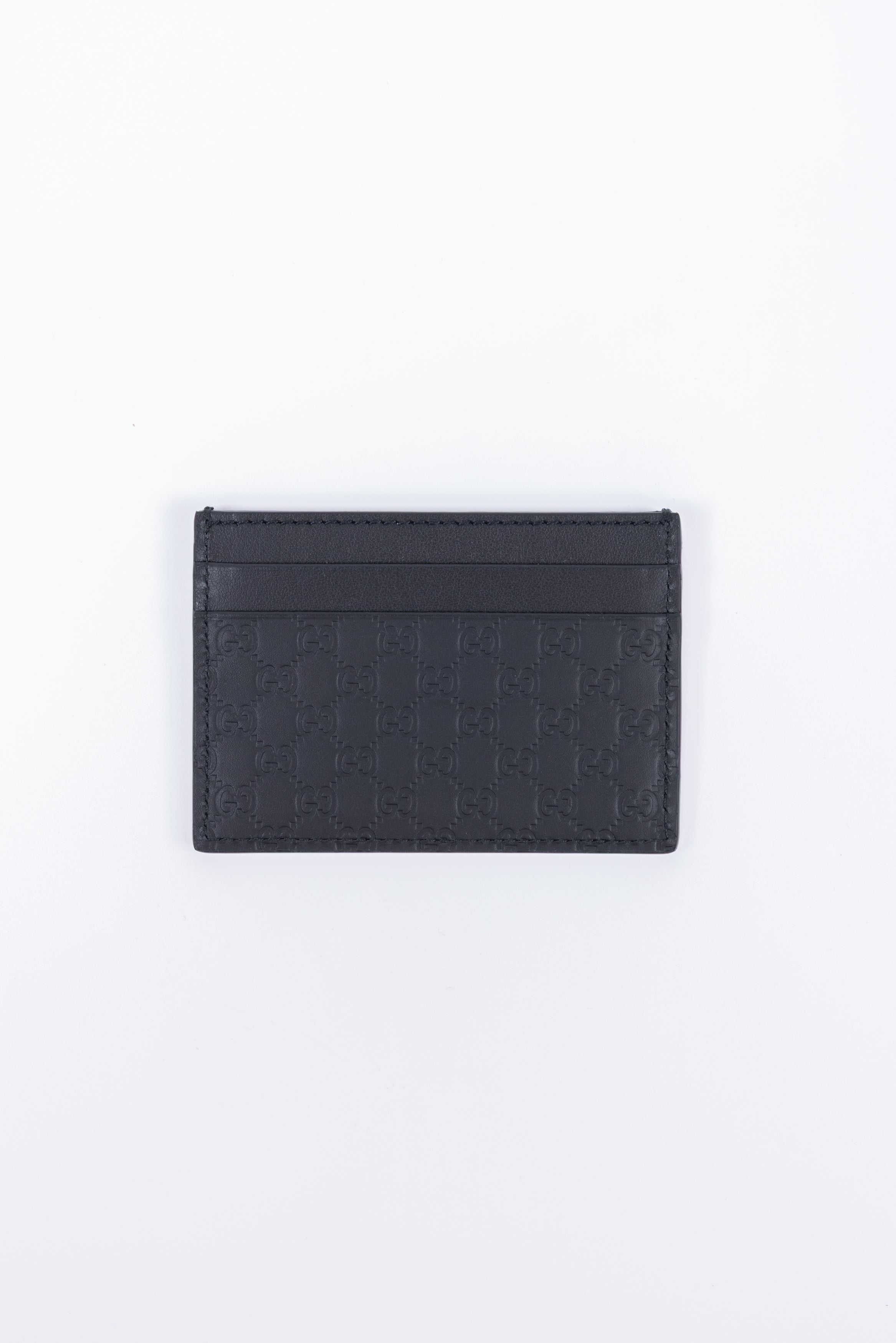 GUCCI PORTACARTE IN PELLE NERO GG