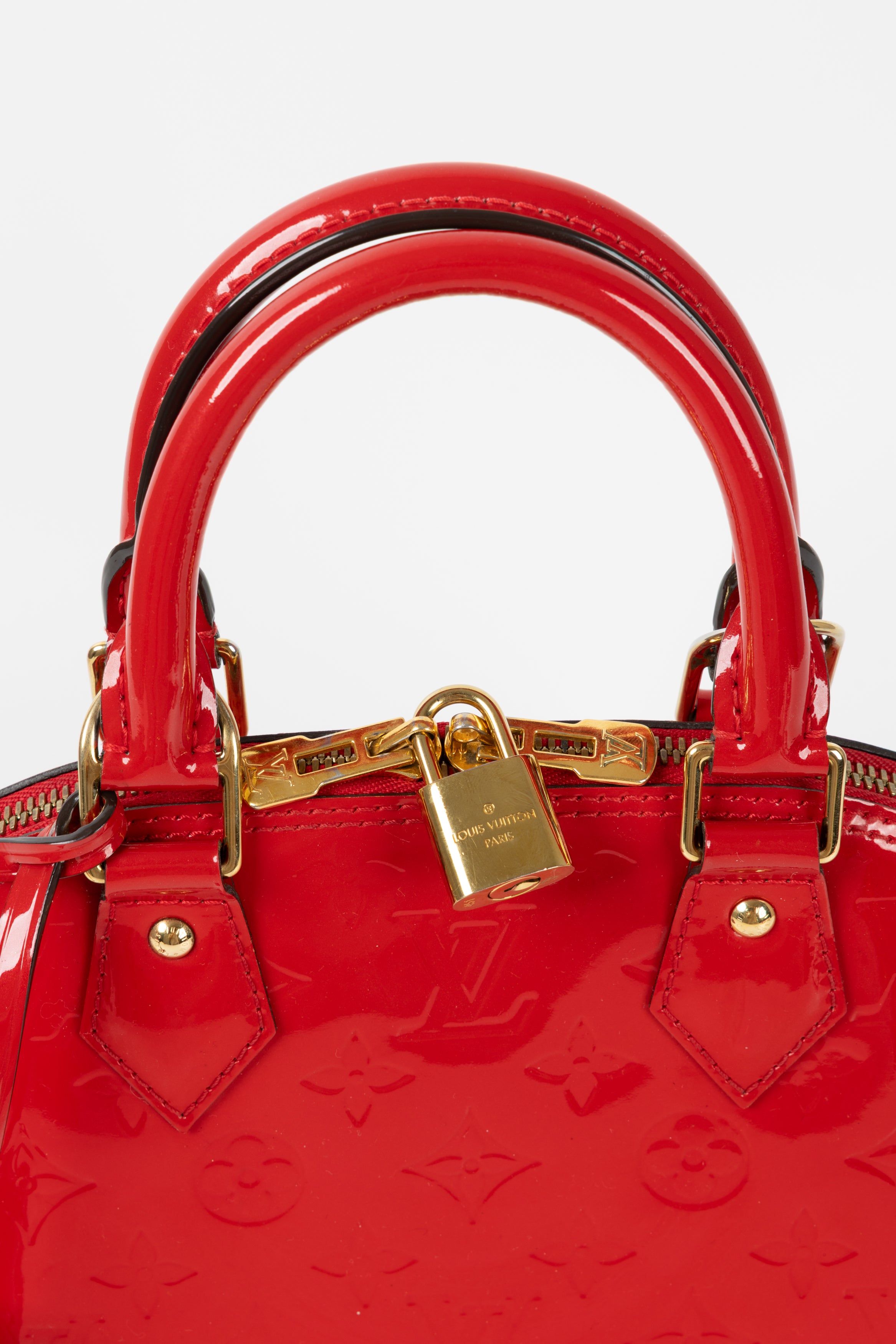 LOUIS VUITTON ALMA IN VERNICE ROSSA BB