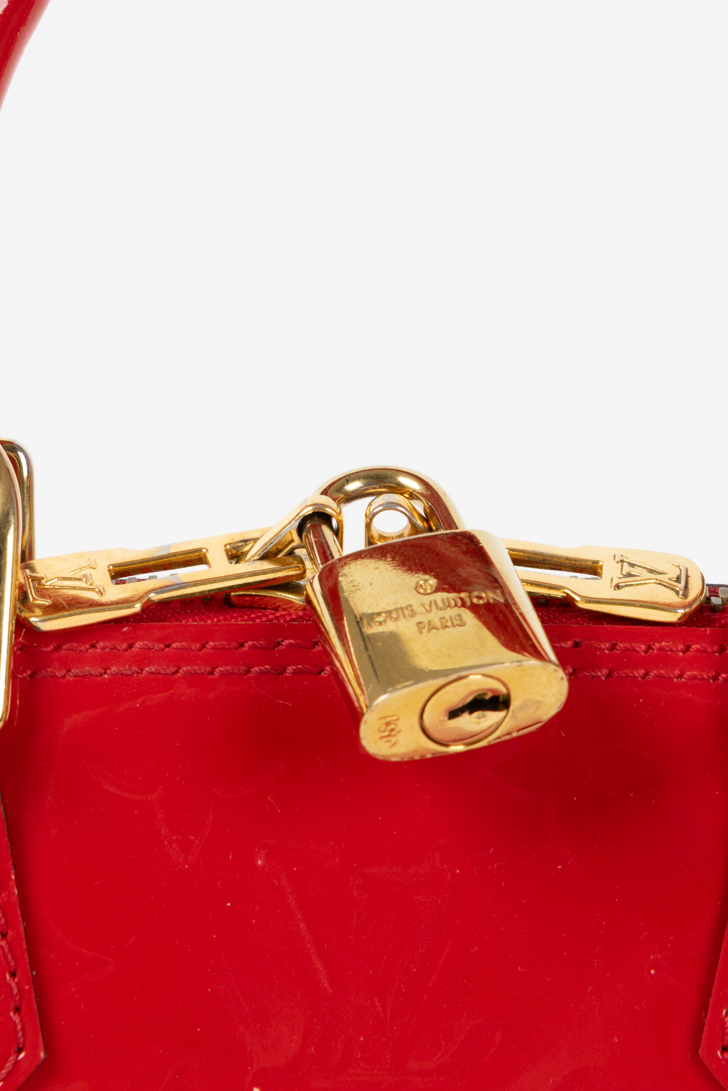 LOUIS VUITTON ALMA IN VERNICE ROSSA BB