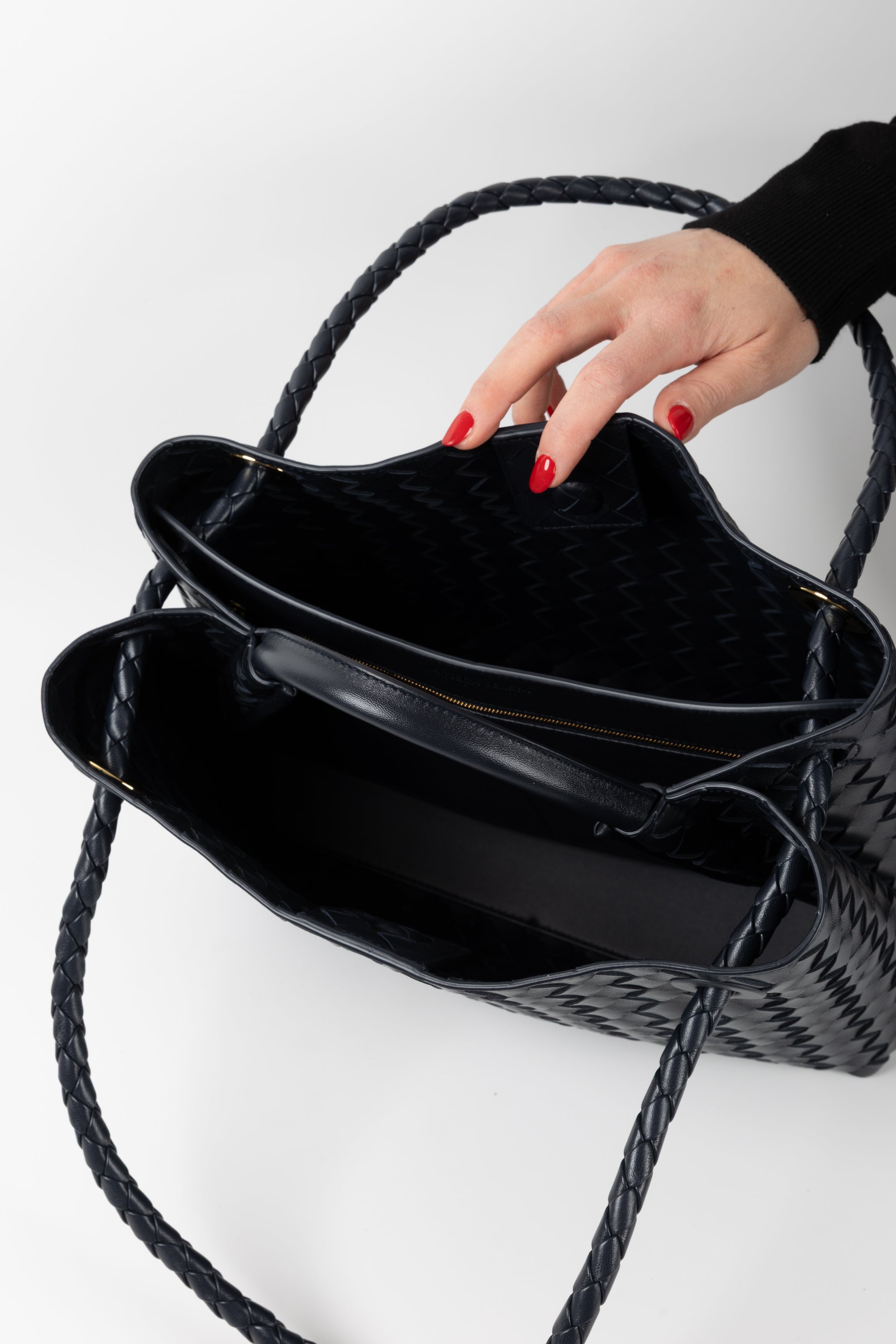 BOTTEGA VENETA ANDIAMO MEDIA BLU