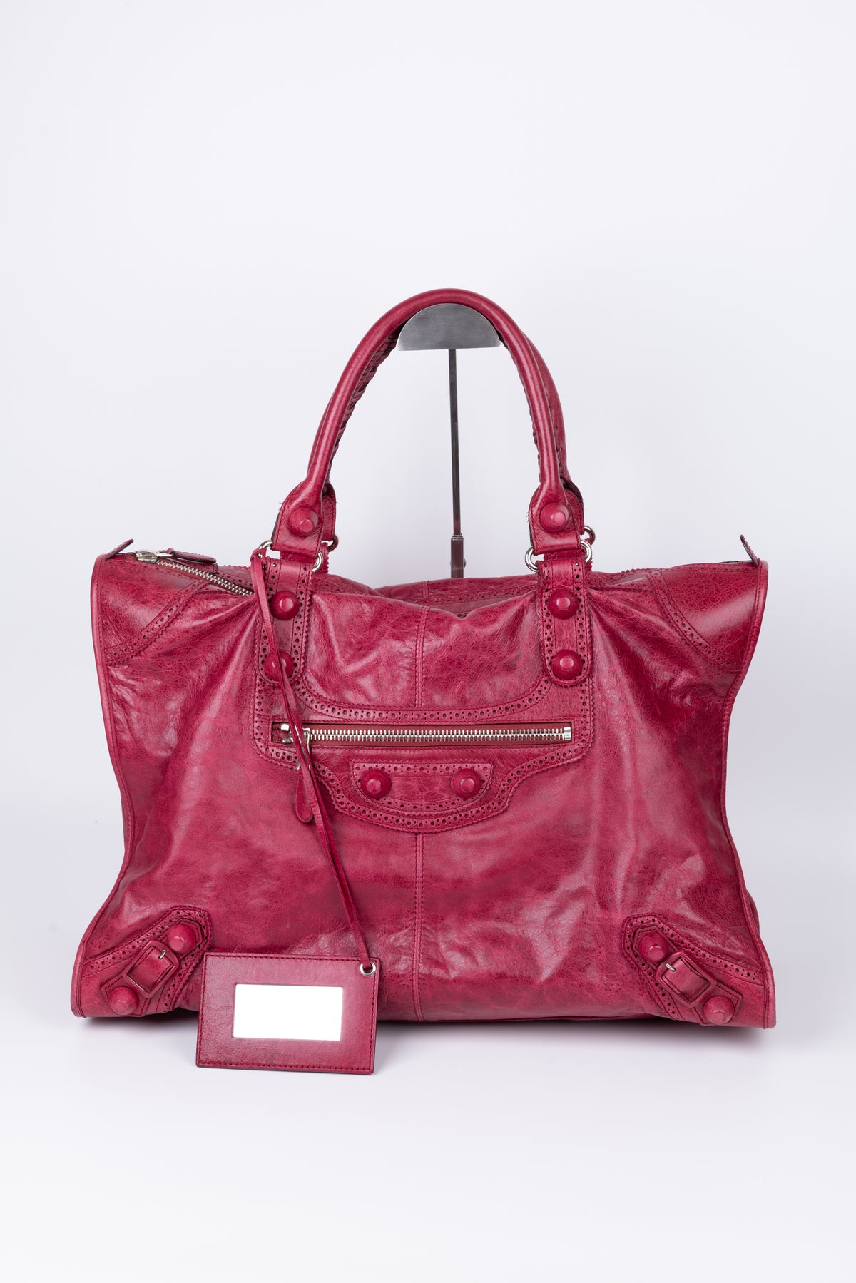 BALENCIAGA WEEKENDER ROSSA