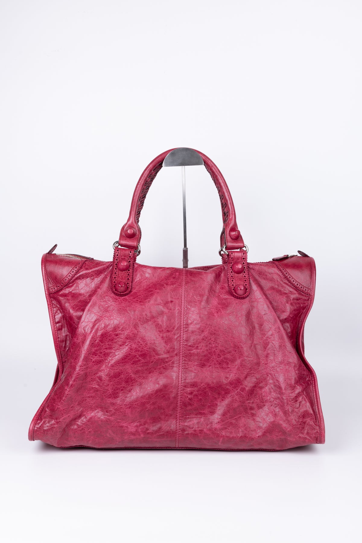 BALENCIAGA WEEKENDER ROSSA