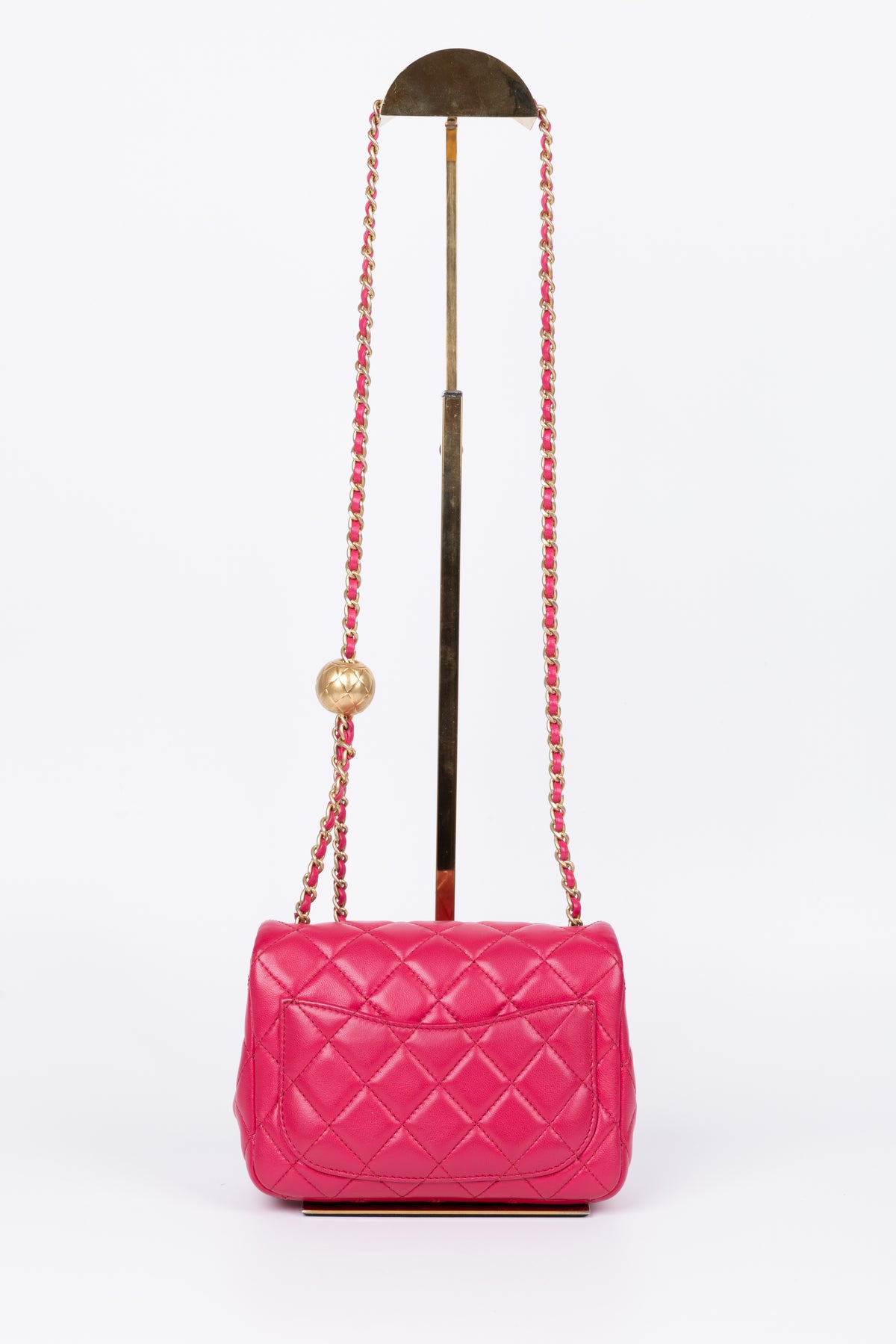 CHANEL MINI SQUARE SFERA MAGENTA