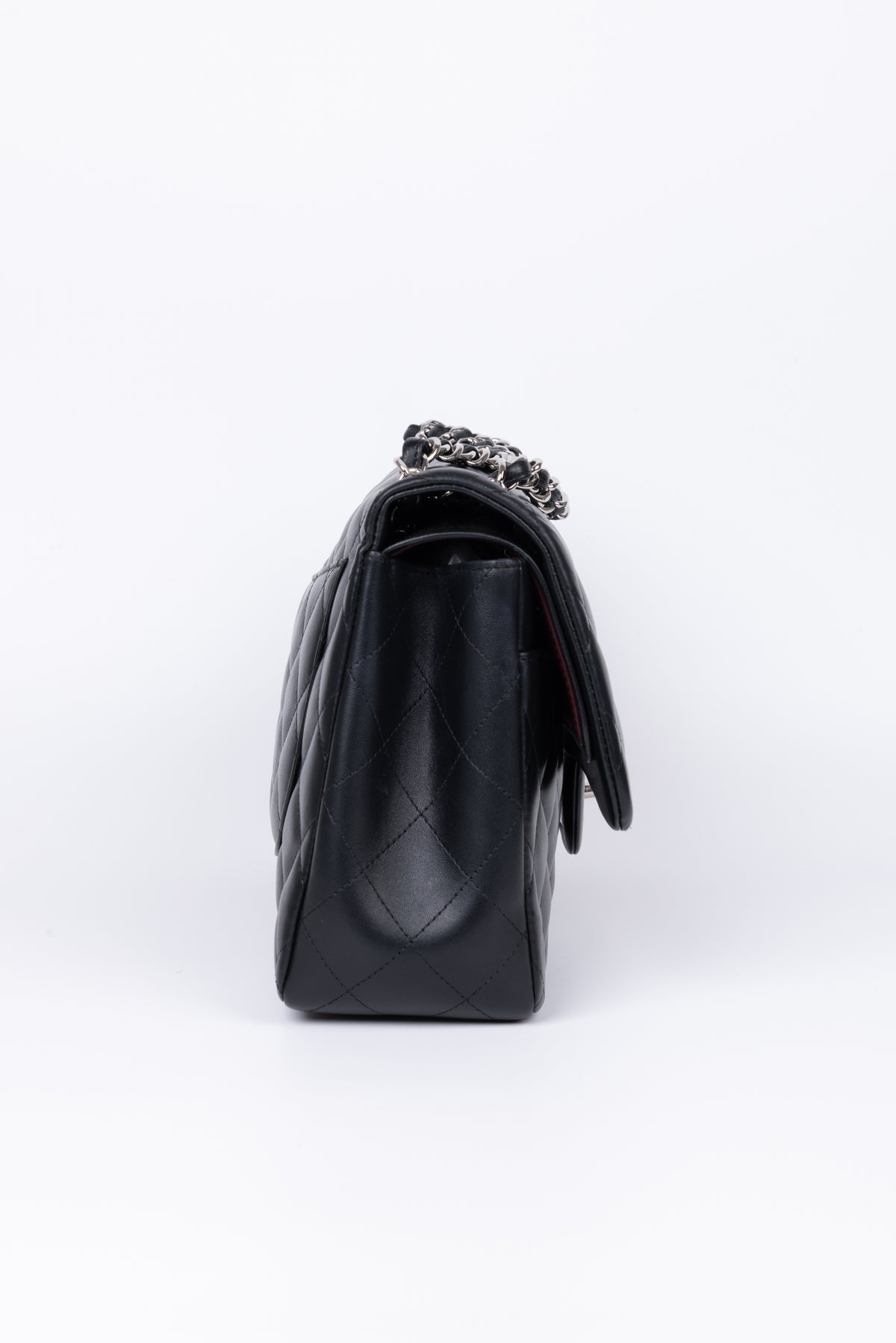 CHANEL JUMBO NERA \ ARGENTO