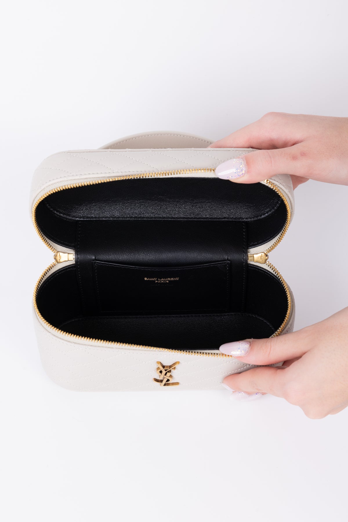 SAINT LAURENT VANITY GABY BIANCO MEDIO