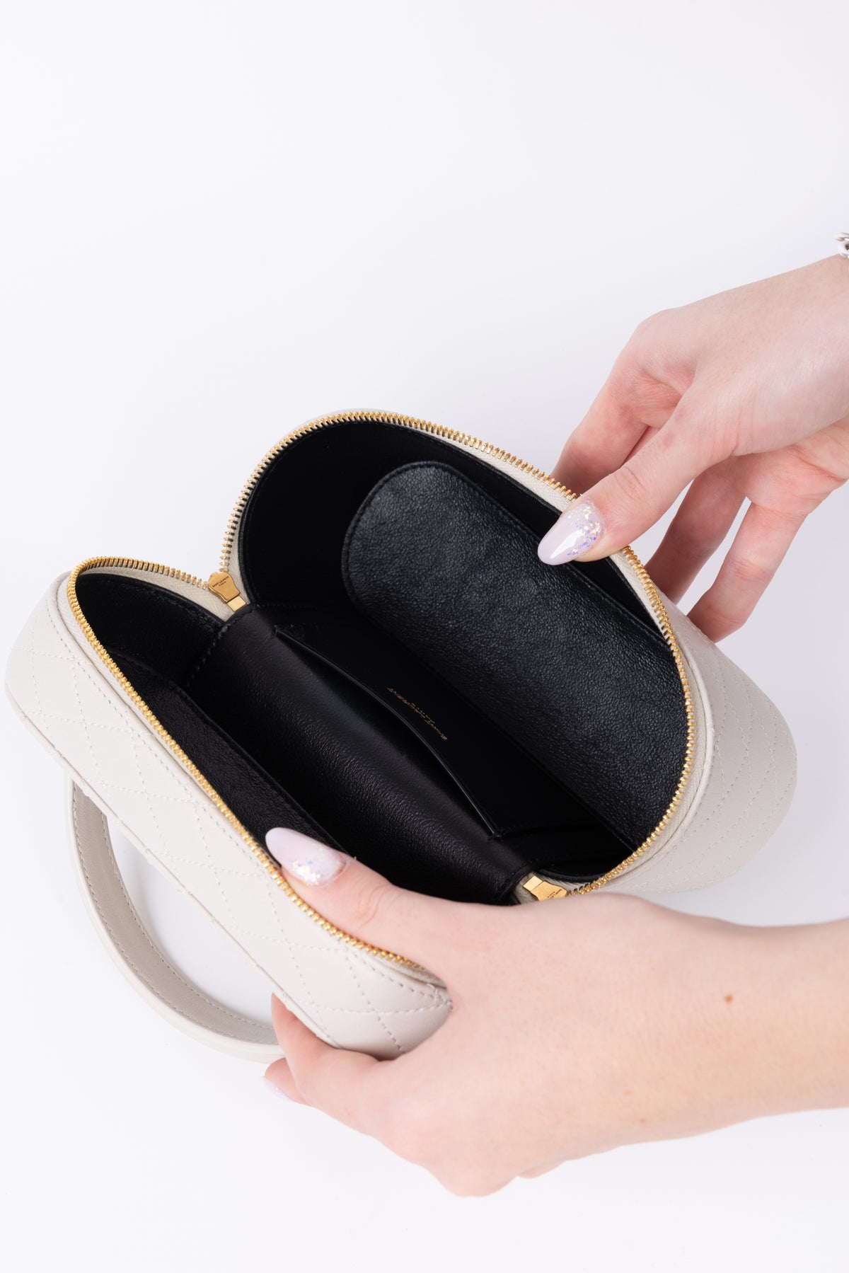 SAINT LAURENT VANITY GABY BIANCO MEDIO