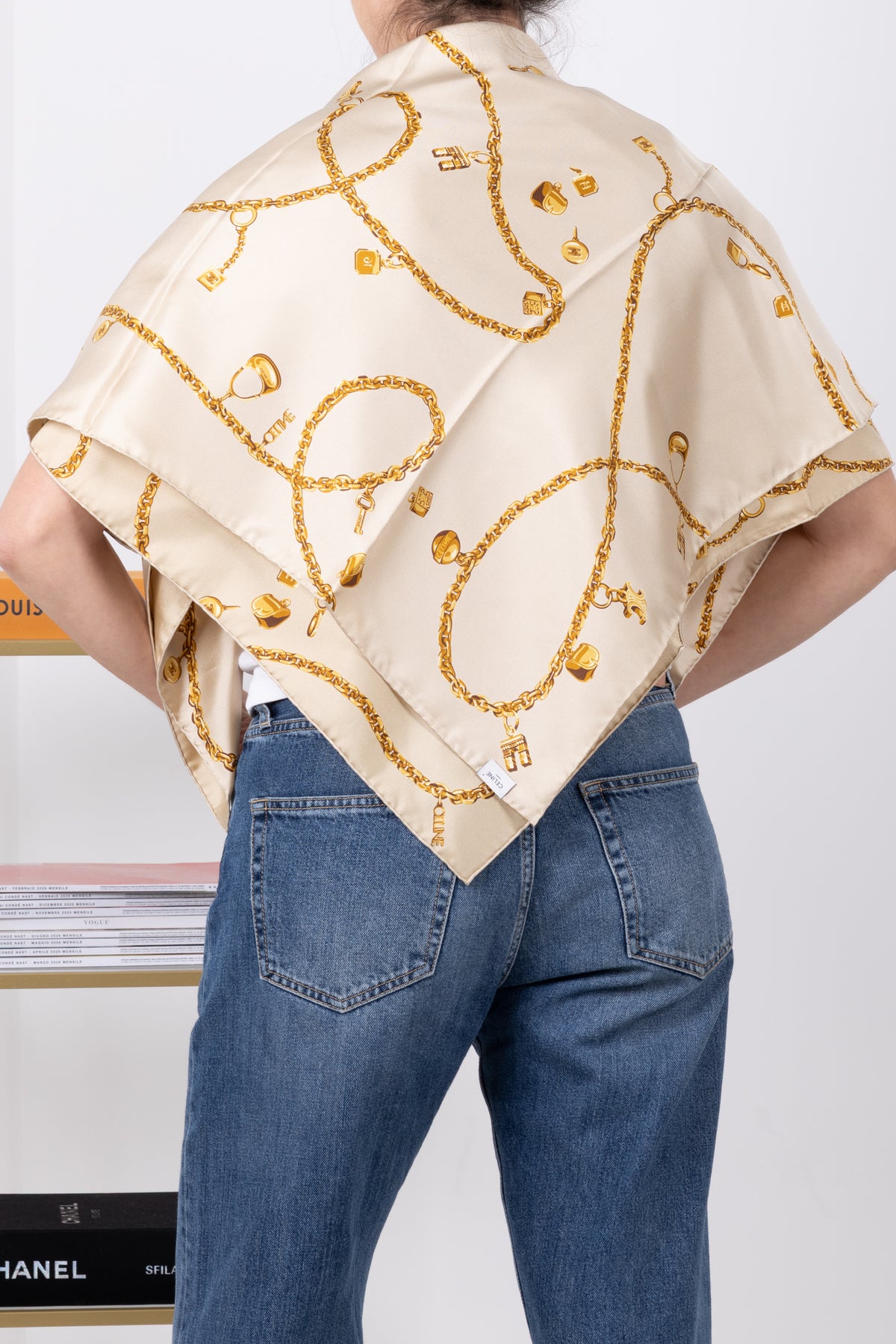 CELINE FOULARD ORO ART 36