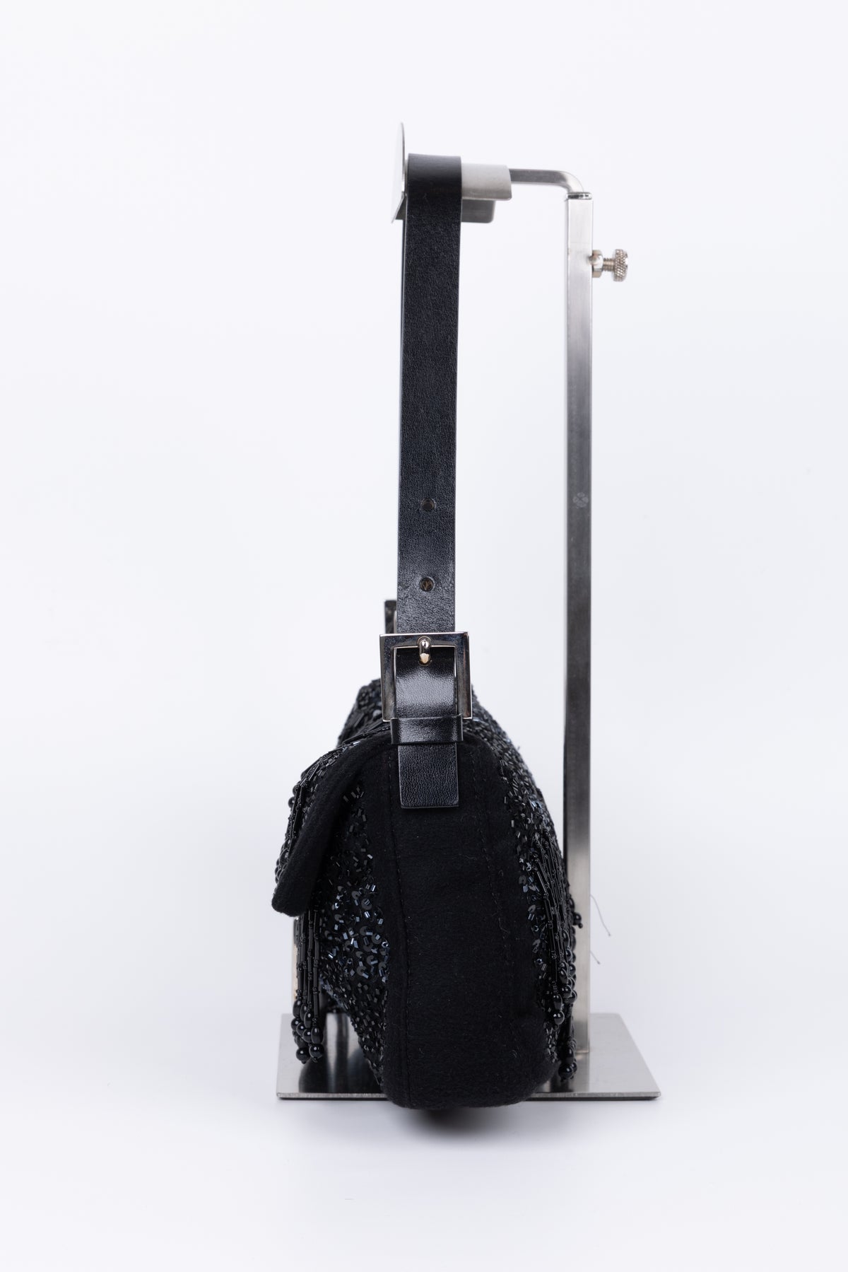 FENDI BAGUETTE IN LANA CON PERLINE