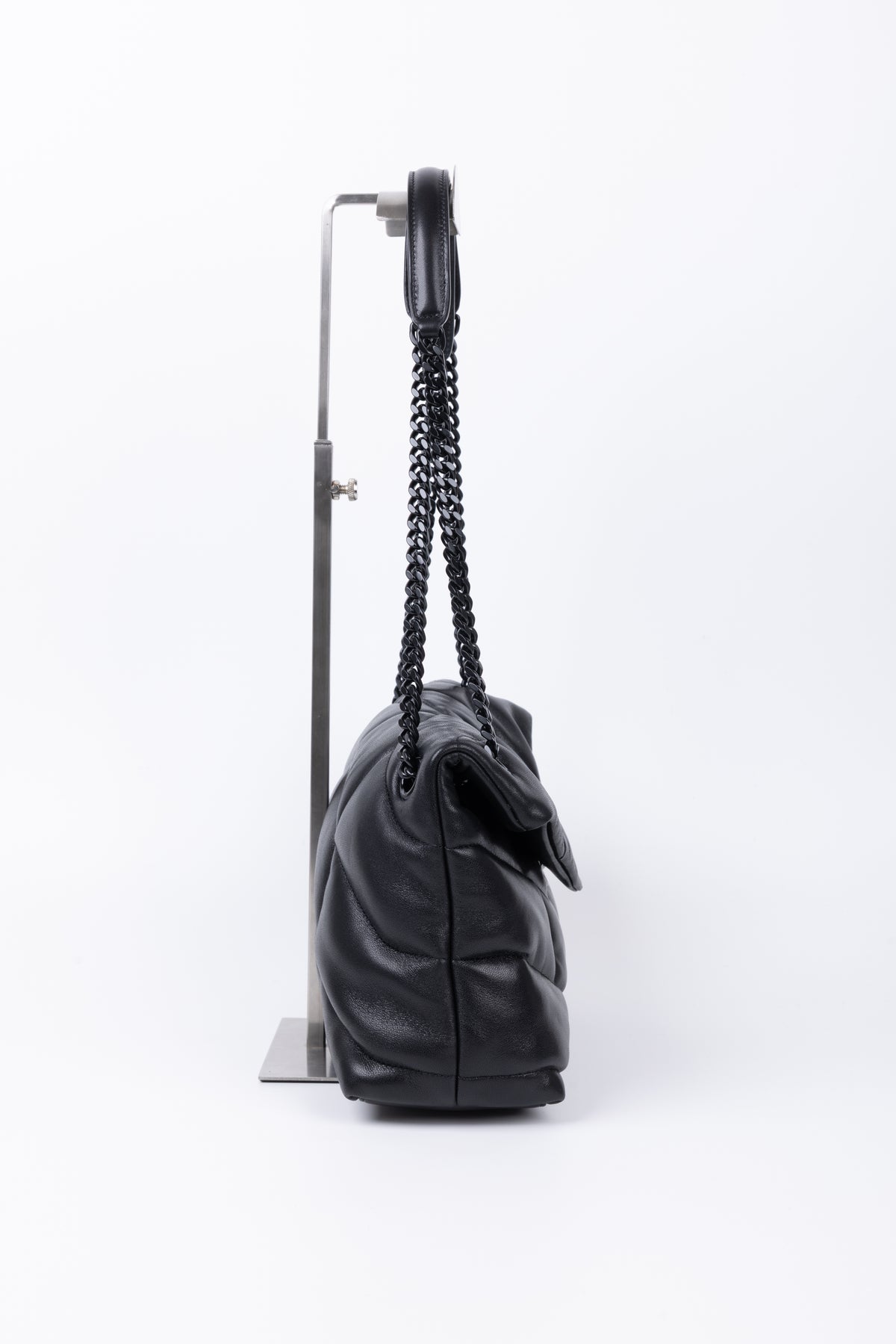 SAINT LAURENT LOU LOU PUFFER SMALL NERA