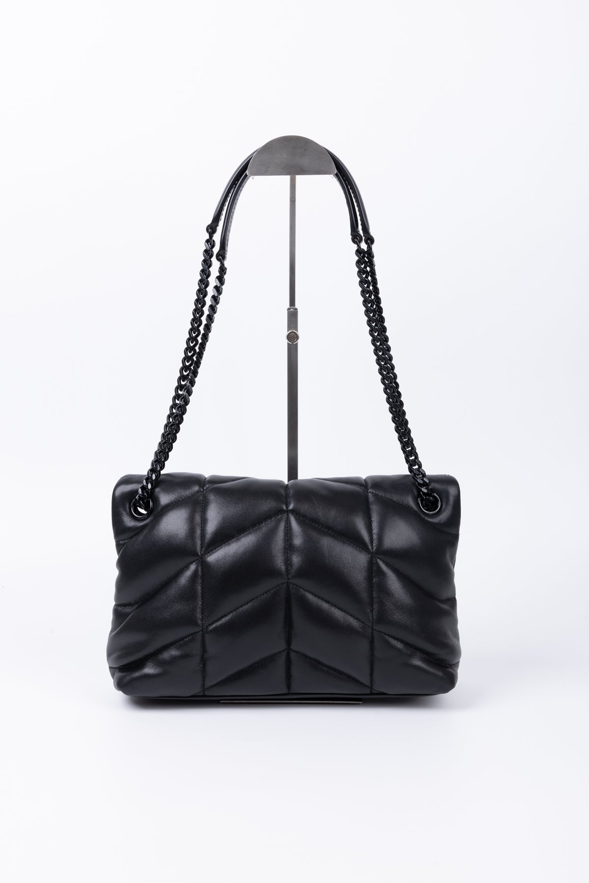 SAINT LAURENT LOU LOU PUFFER SMALL NERA