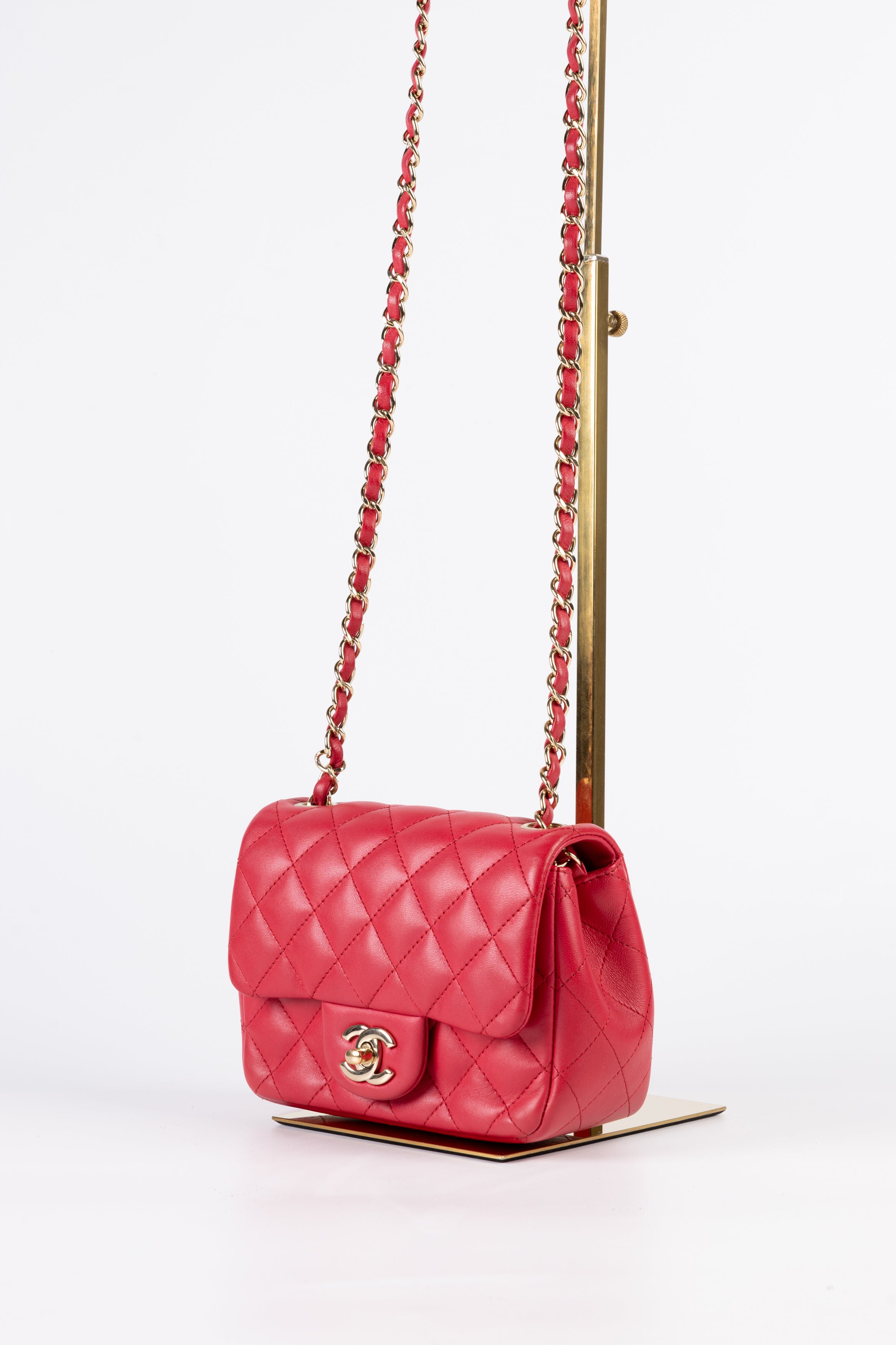 Chanel Mini square Fucsia