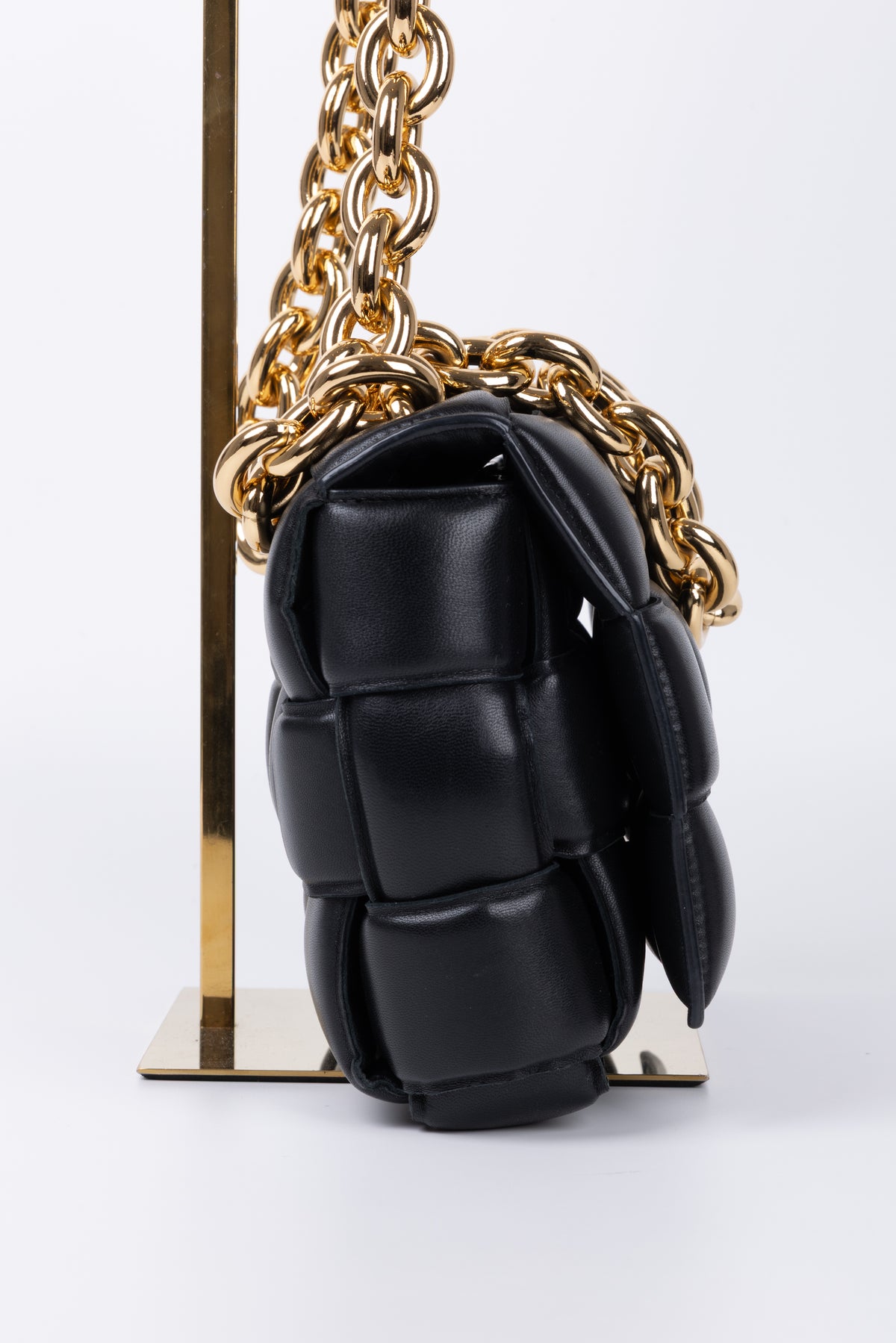 BOTTEGA VENETA PADDED CHAIN NERA
