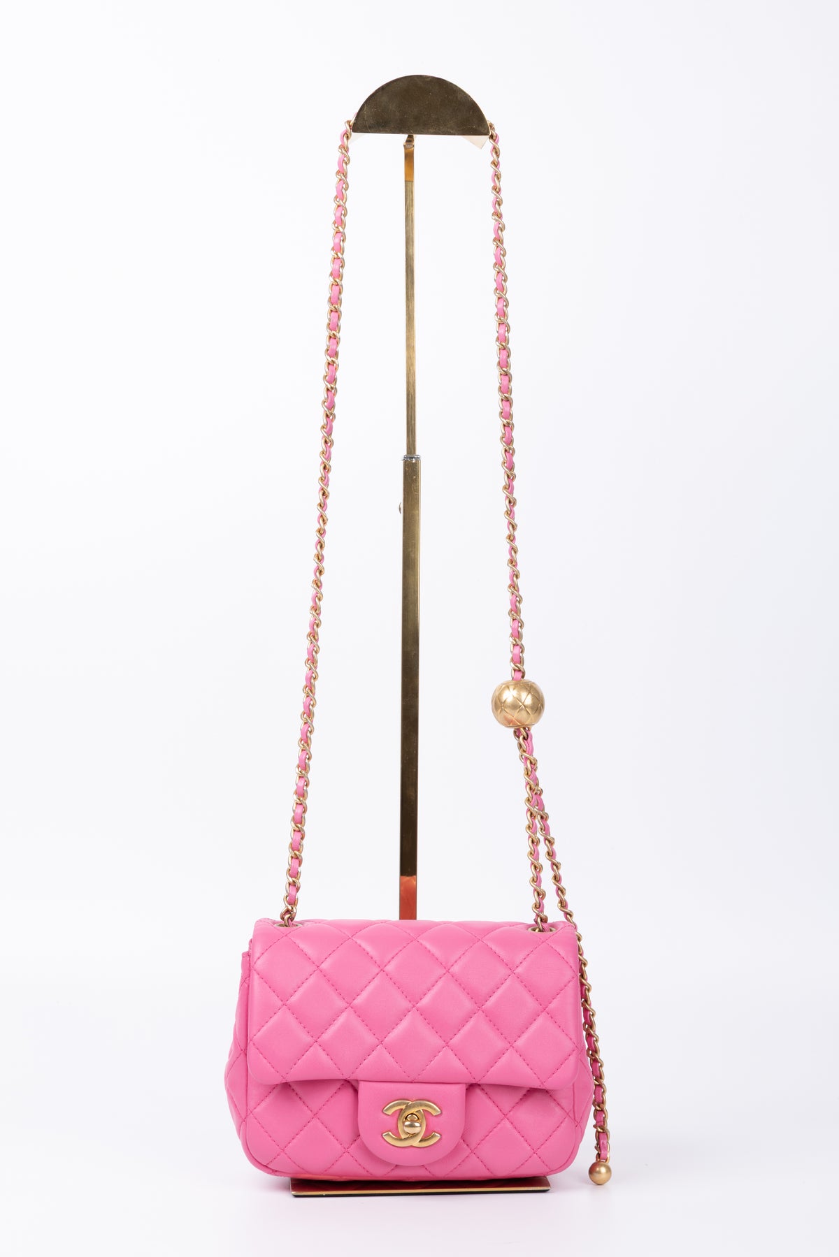 CHANEL MINI SQUARE SFERA ROSA