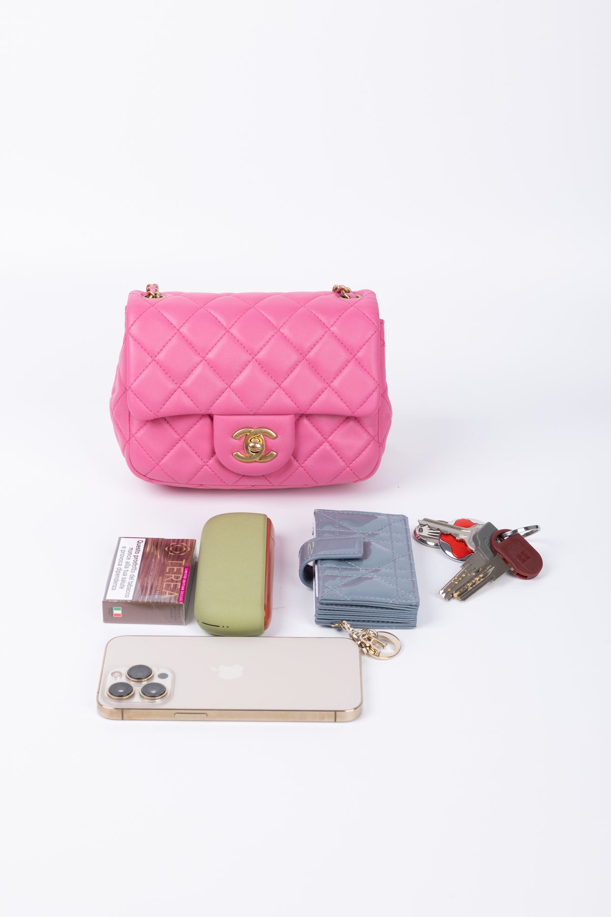 CHANEL MINI SQUARE SFERA ROSA