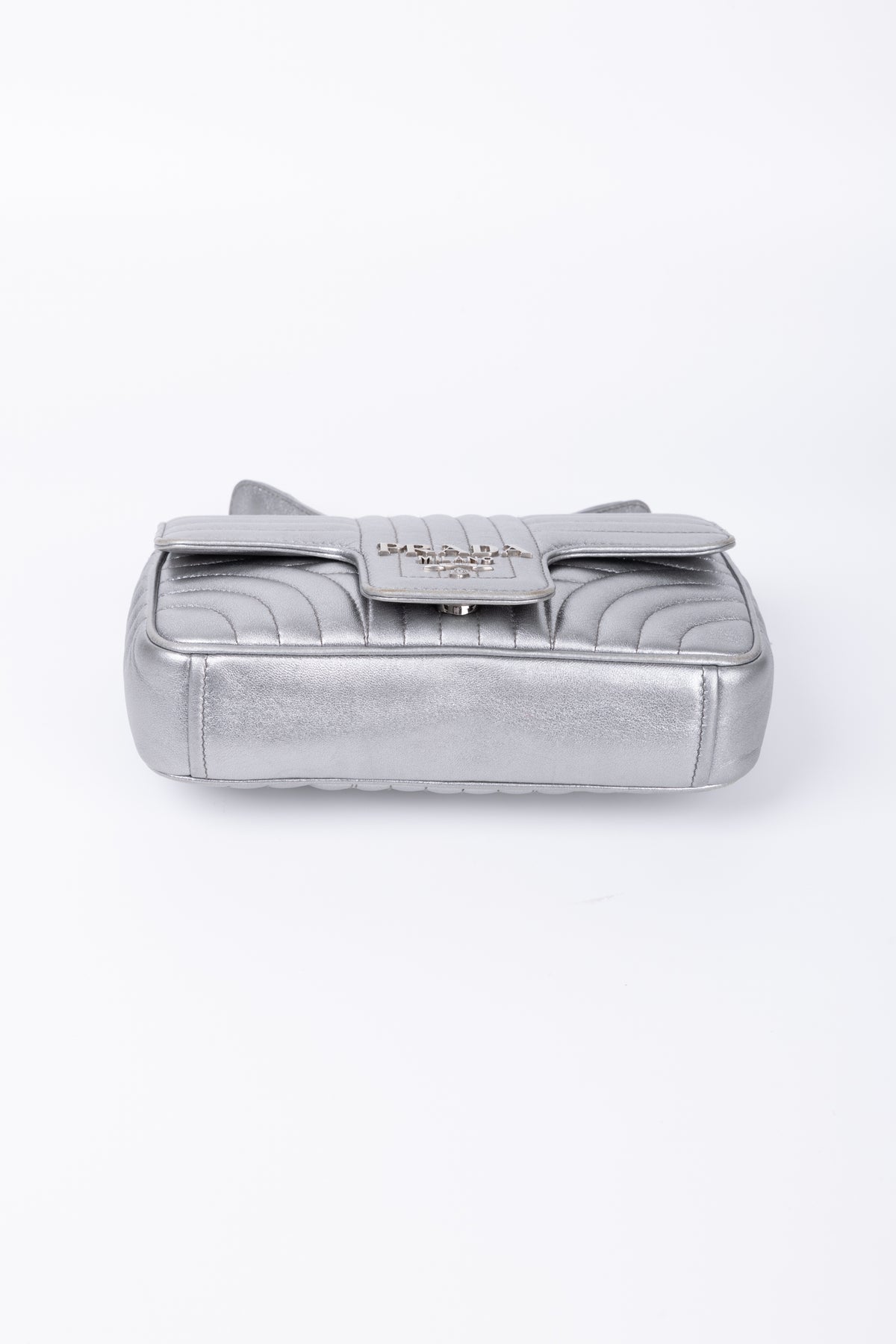 PRADA DIAGRAMME SILVER
