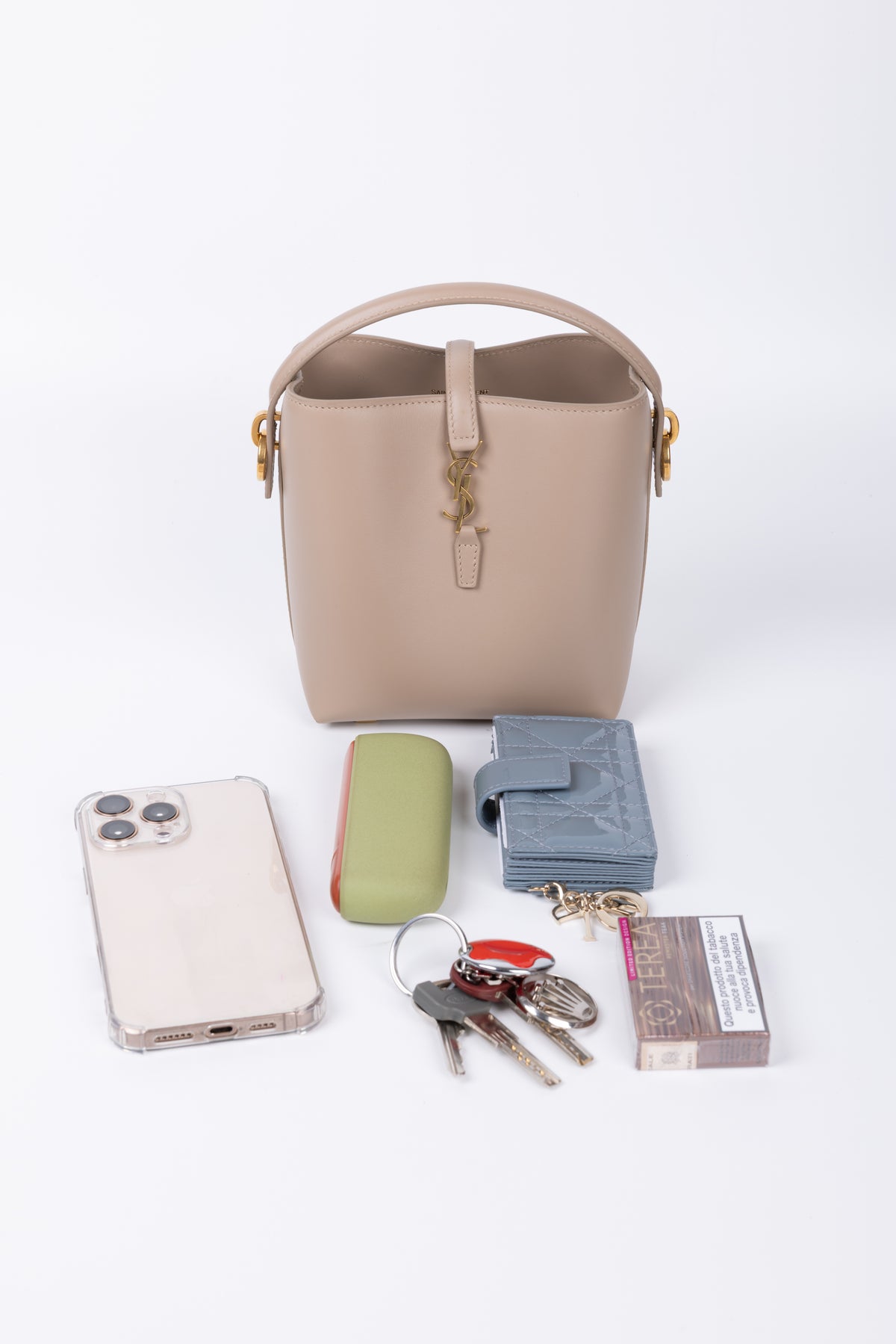 SAINT LAURENT LE 37 MINI BEIGE