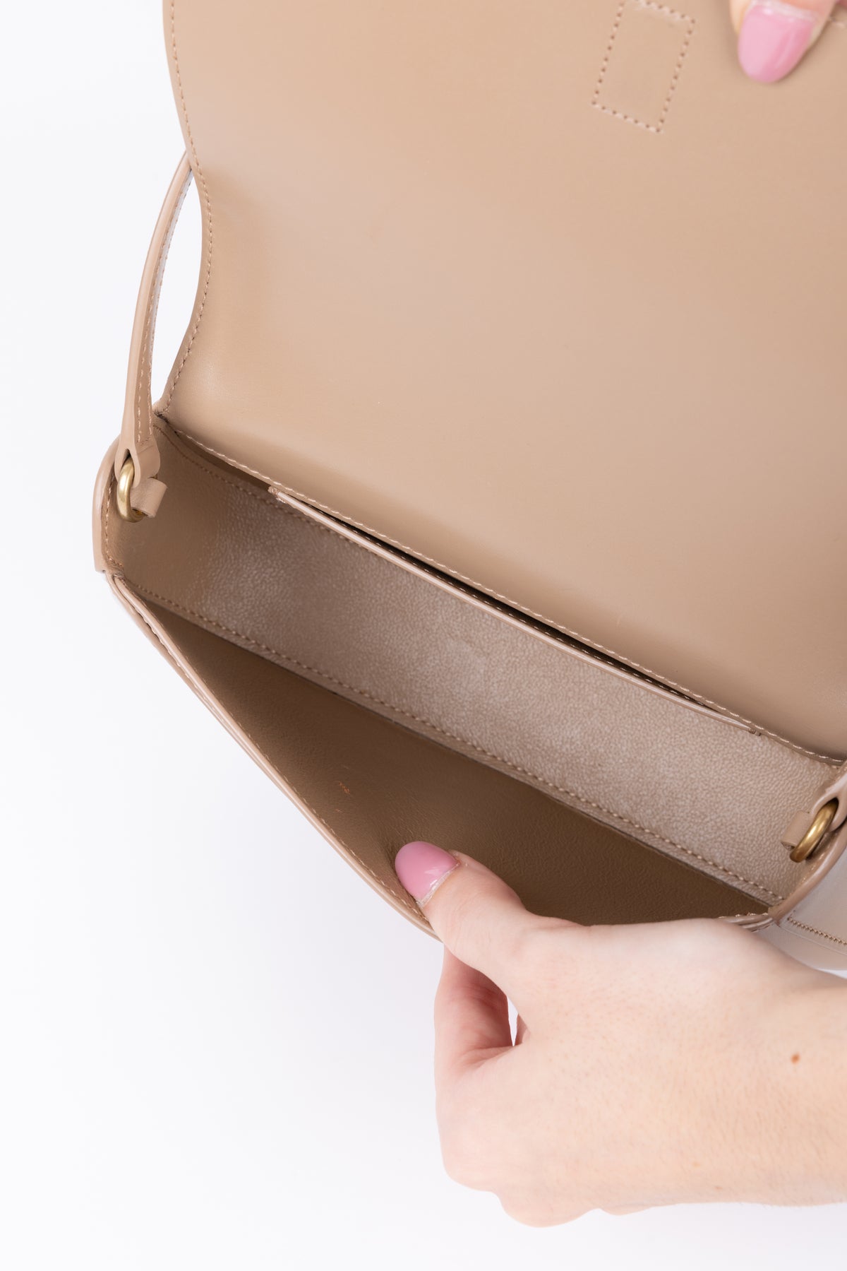 SAINT LAURENT VOLTAIRE BEIGE MINI