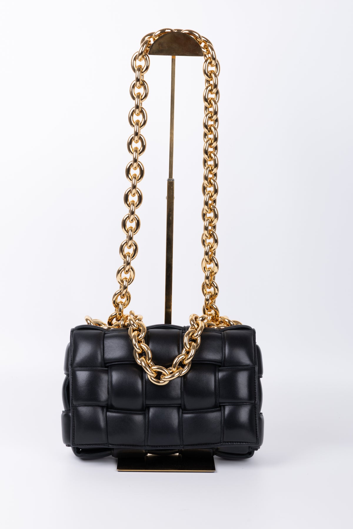 BOTTEGA VENETA PADDED CHAIN NERA