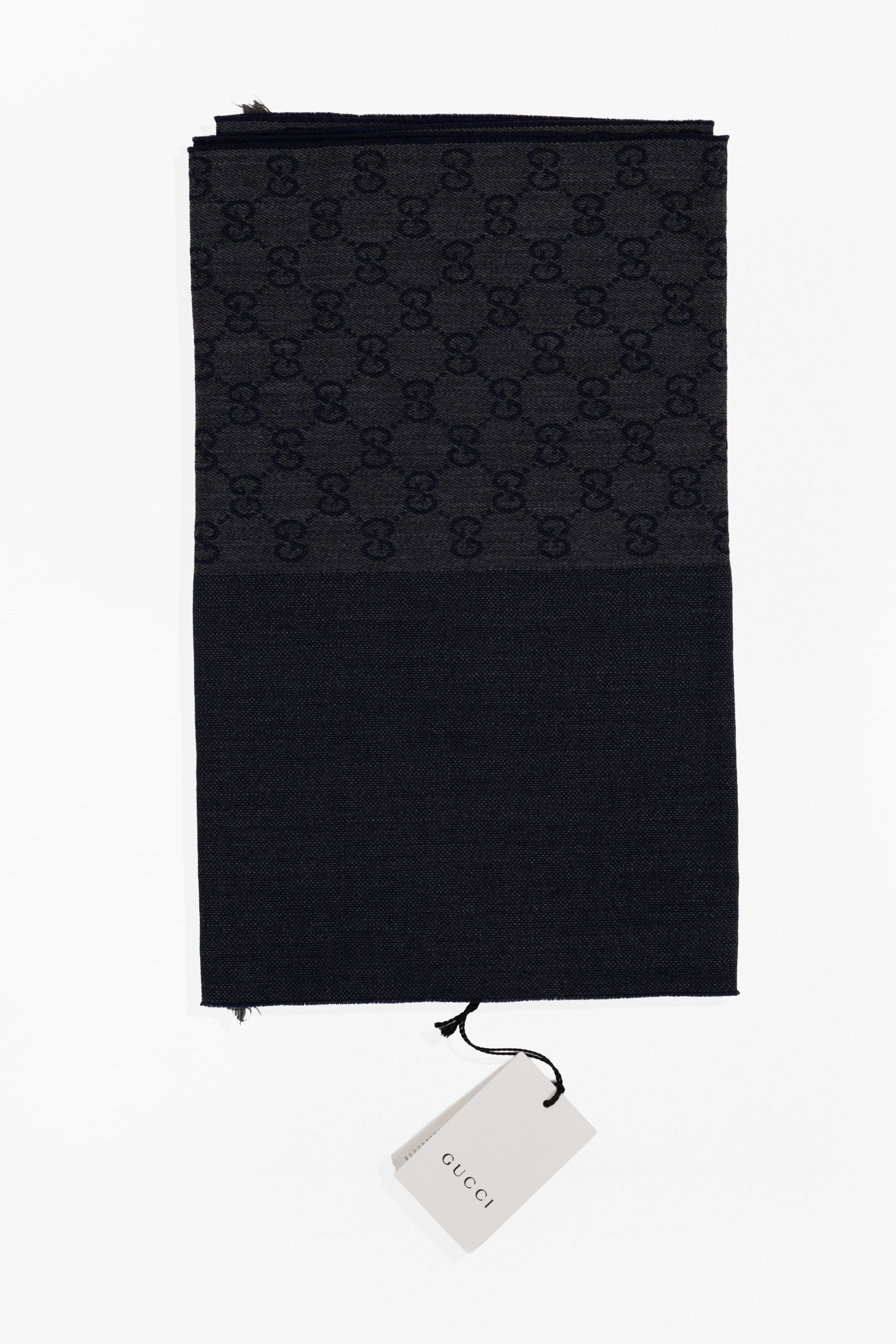 GUCCI STOLA GRIGIA BLU 10